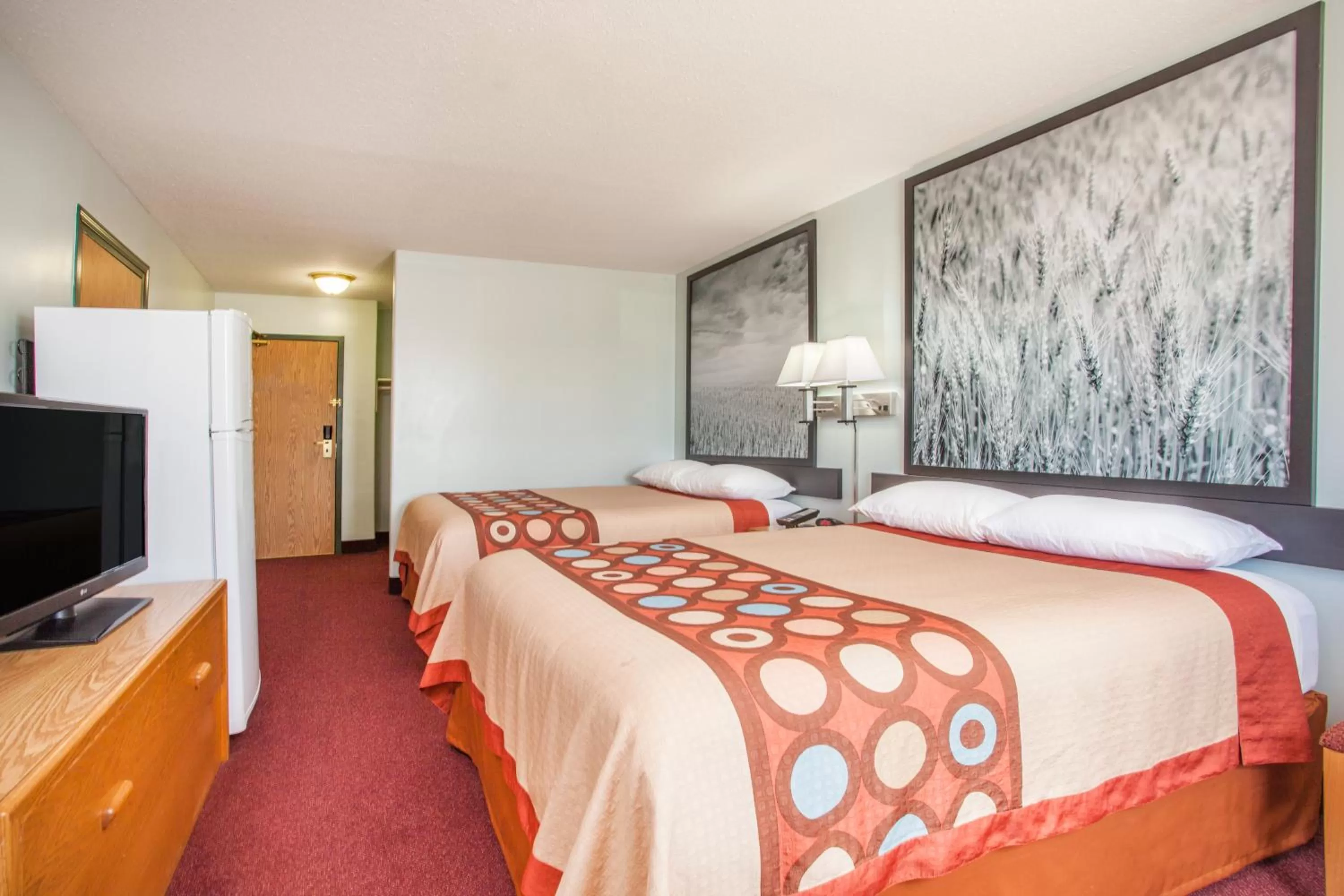 Bed in Super 8 by Wyndham Kindersley