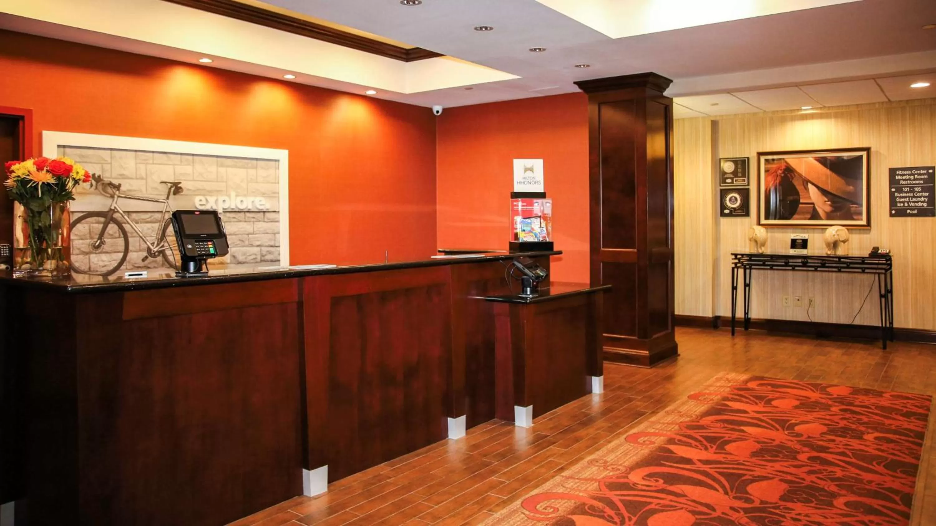Lobby or reception in Hampton Inn Matamoras