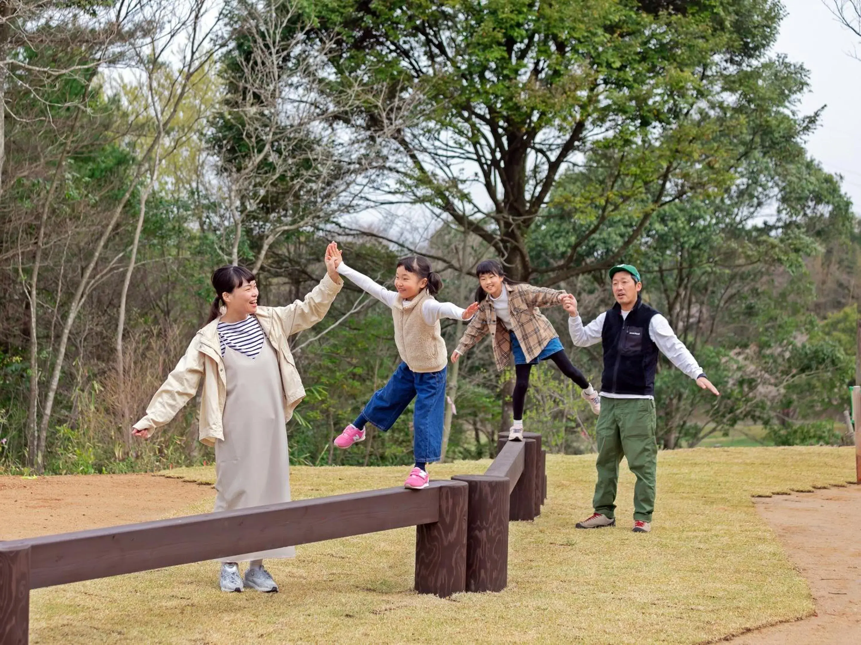 Children play ground in Matsue Forest Park