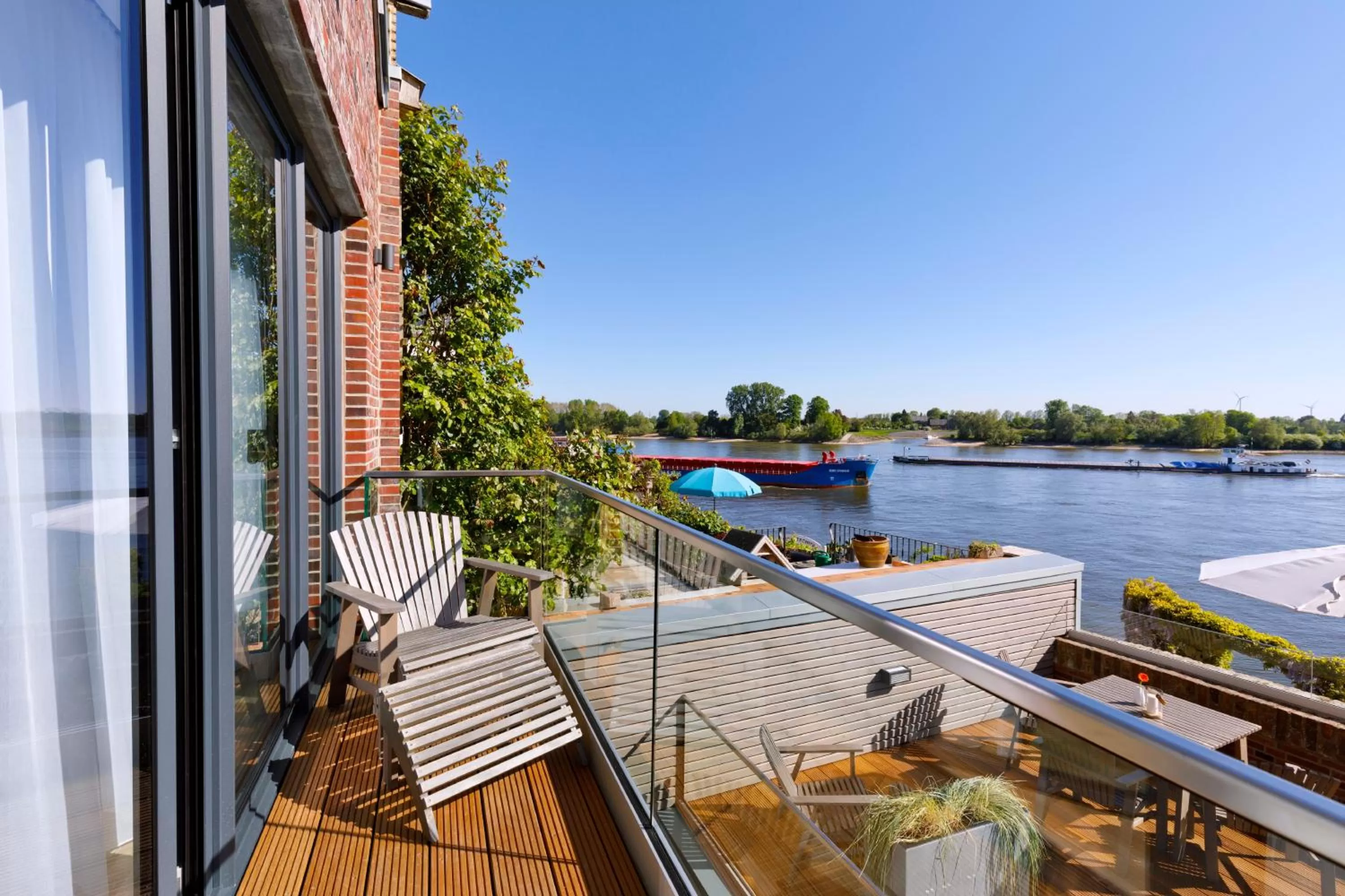Balcony/Terrace in Logierhaus RheintorEins