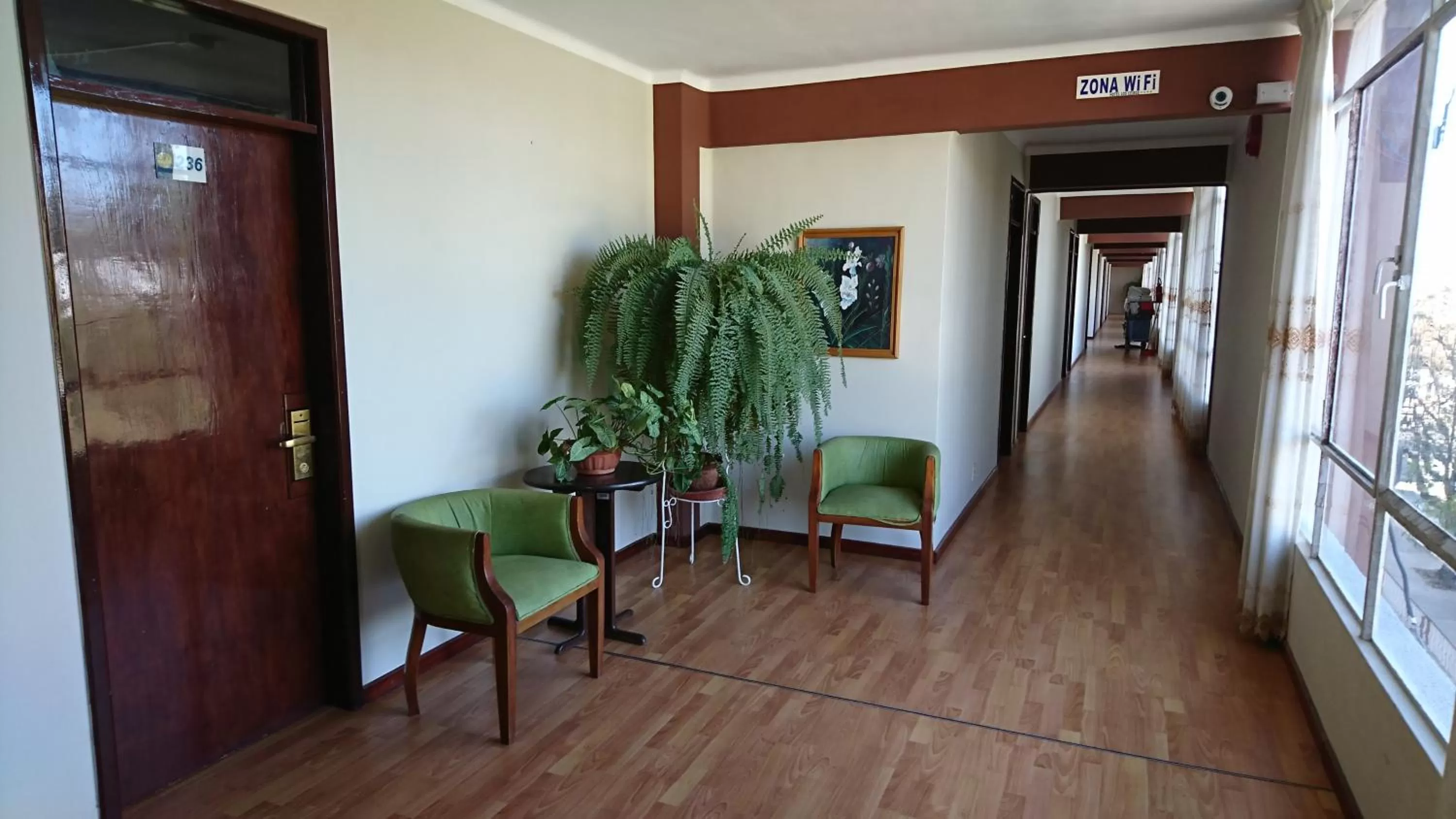 Floor plan in Hotel Los Ceibos