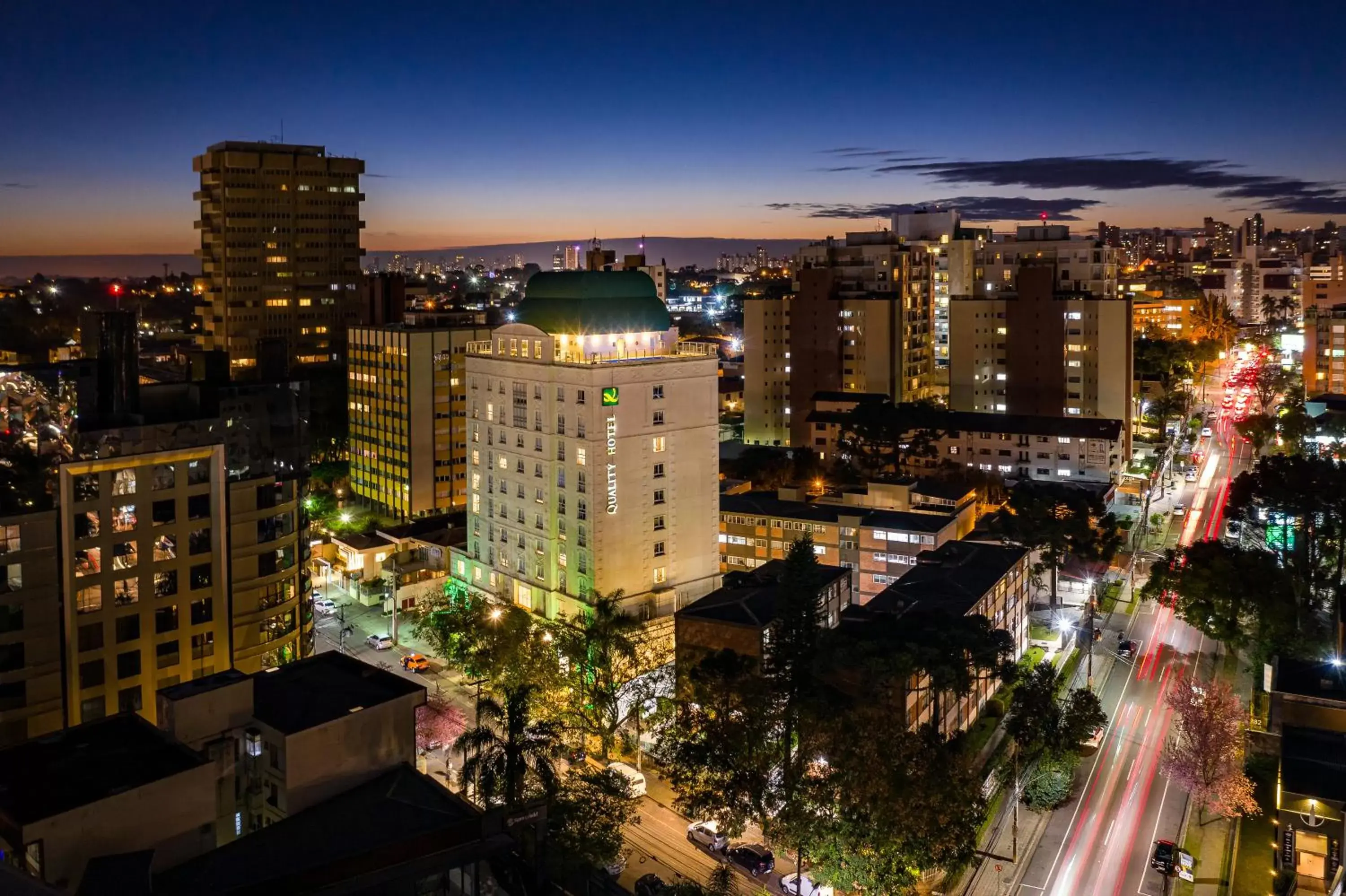 City view, Bird's-eye View in Quality Hotel Curitiba