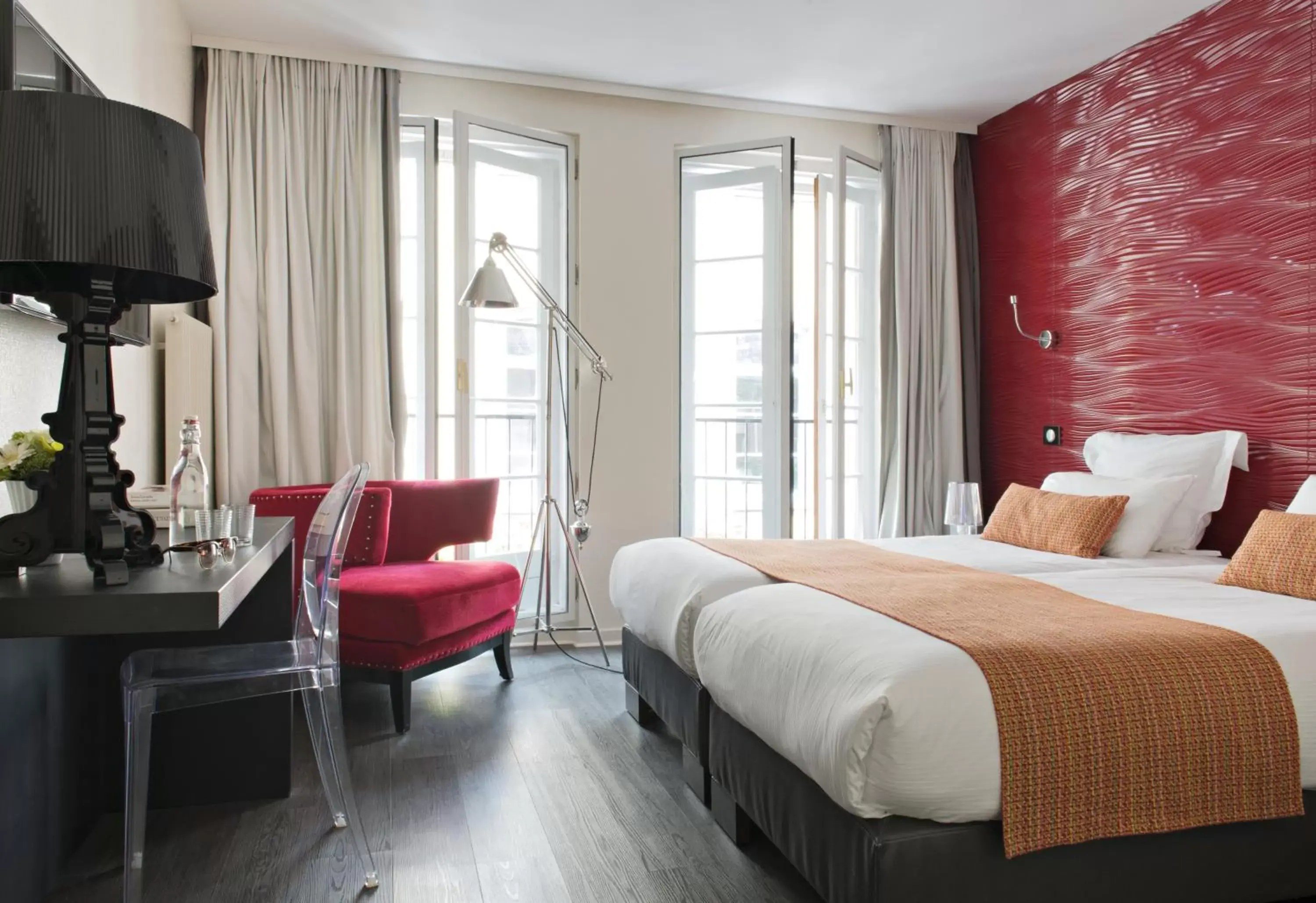 Deluxe Twin Room in Hotel Rohan, Centre Cathédrale