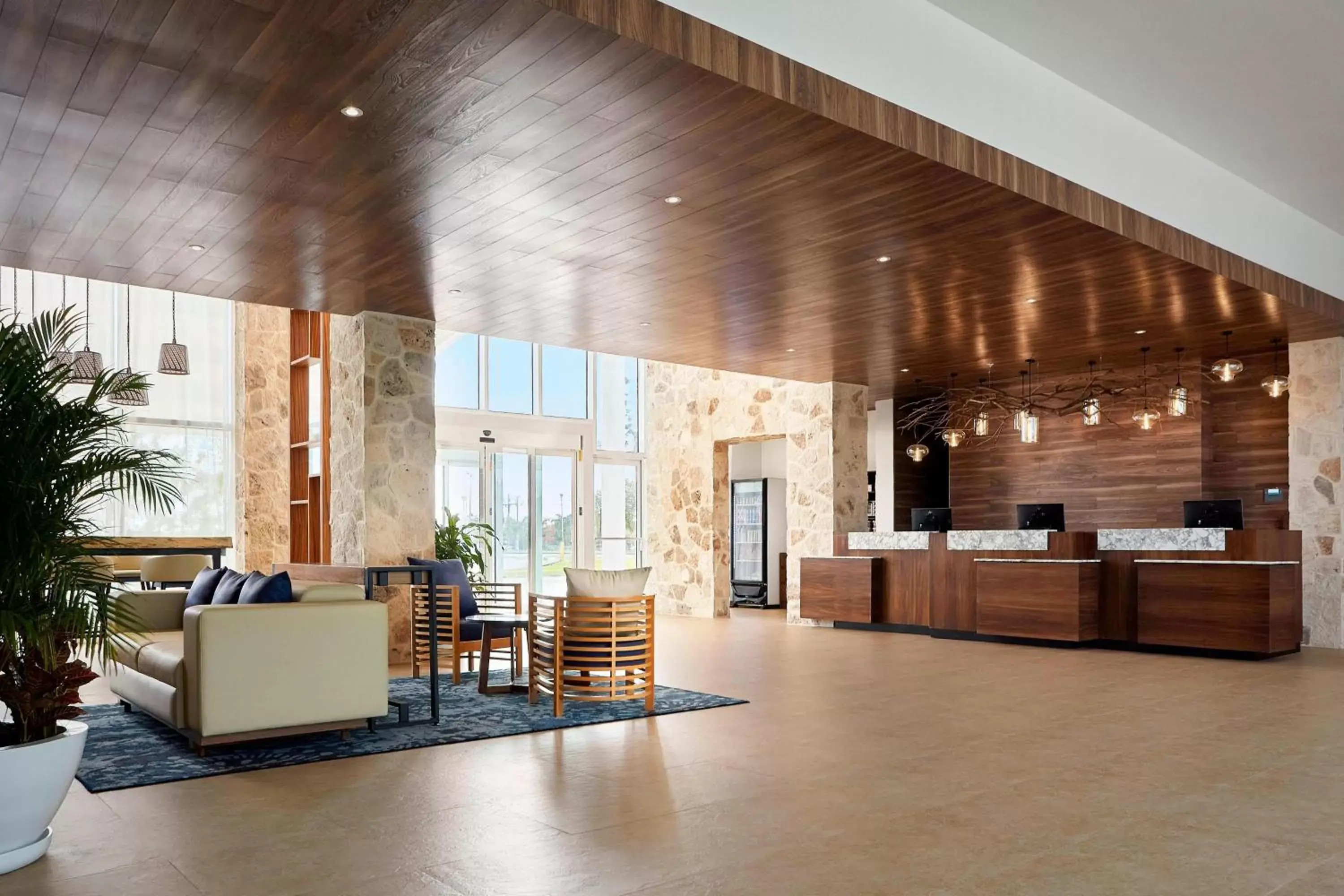 Lobby or reception, Lobby/Reception in Fairfield Inn & Suites by Marriott Cancun Airport