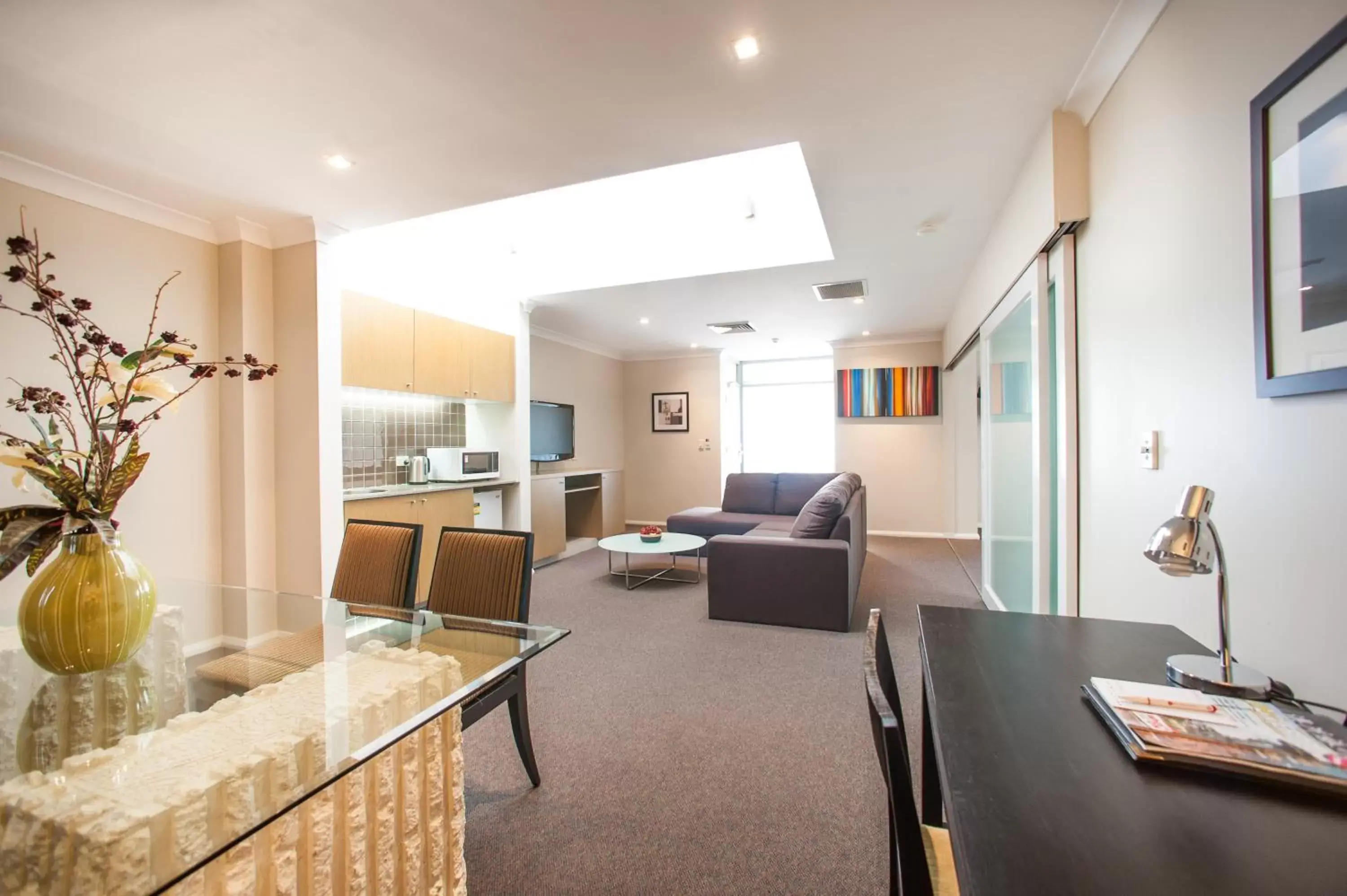 Living room in Ramada Hotel & Suites by Wyndham Cabramatta