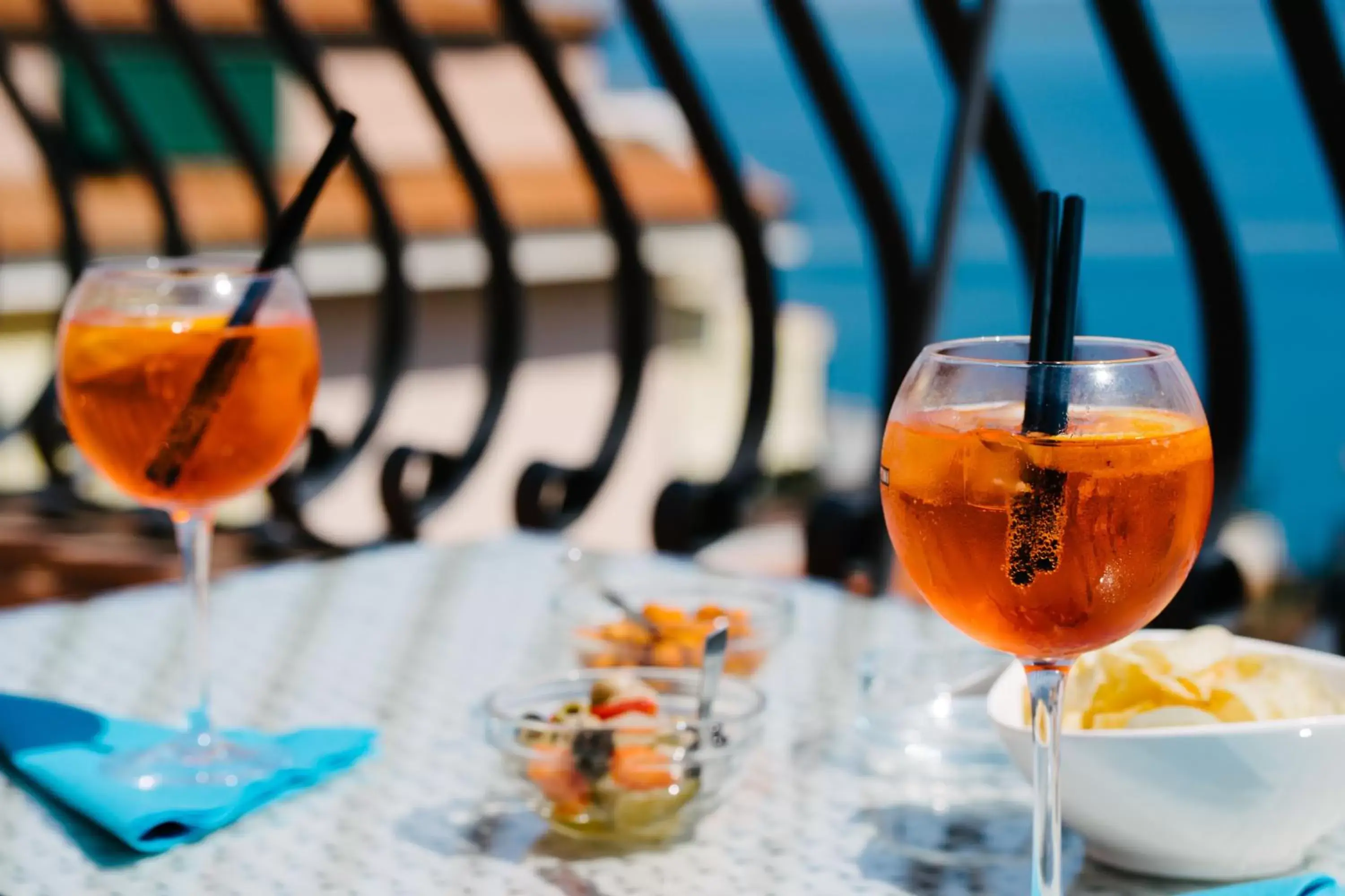 Balcony/Terrace, Drinks in Bike&Boat Argentario Hotel