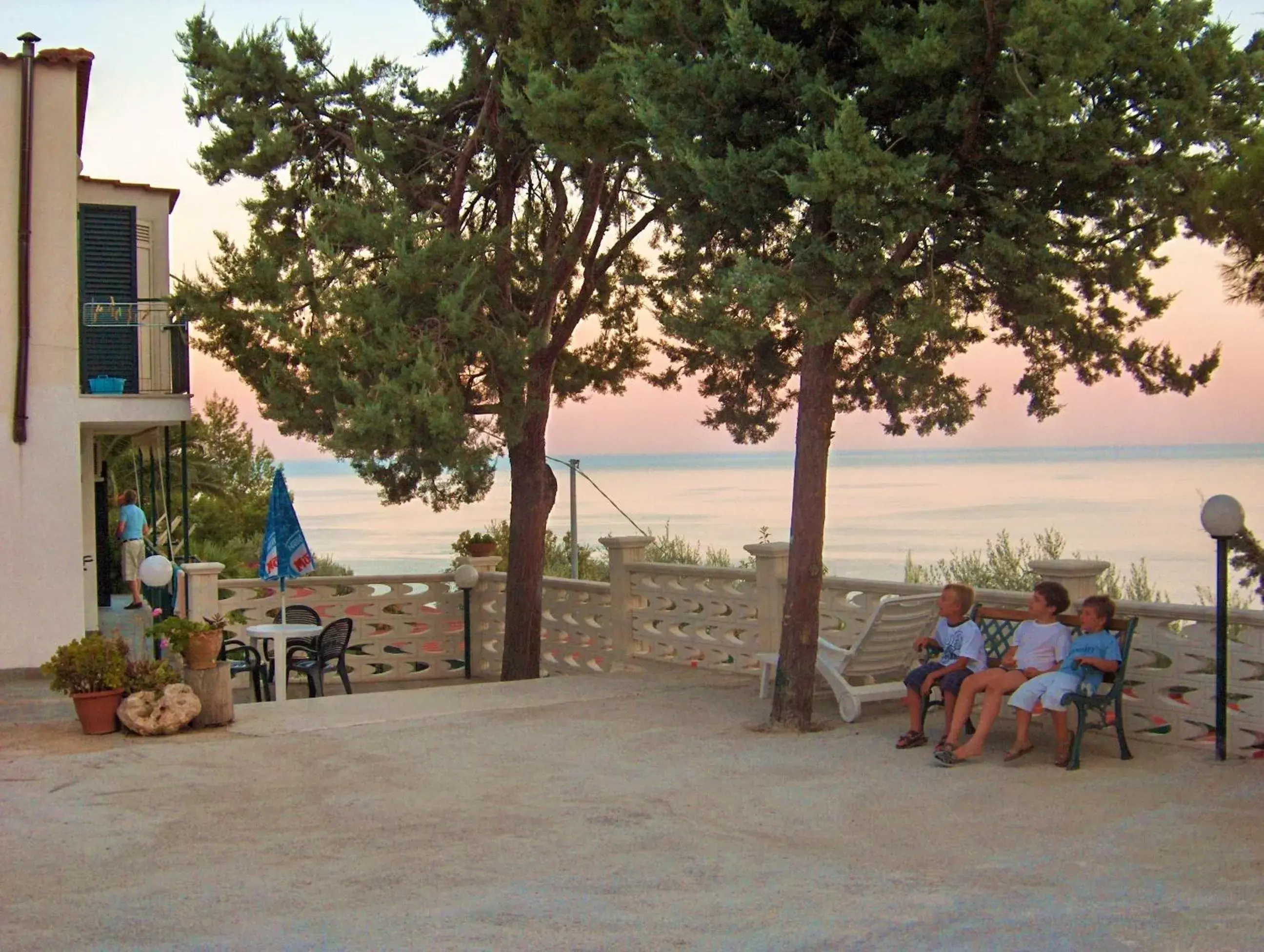 Patio in Pensione San Michele