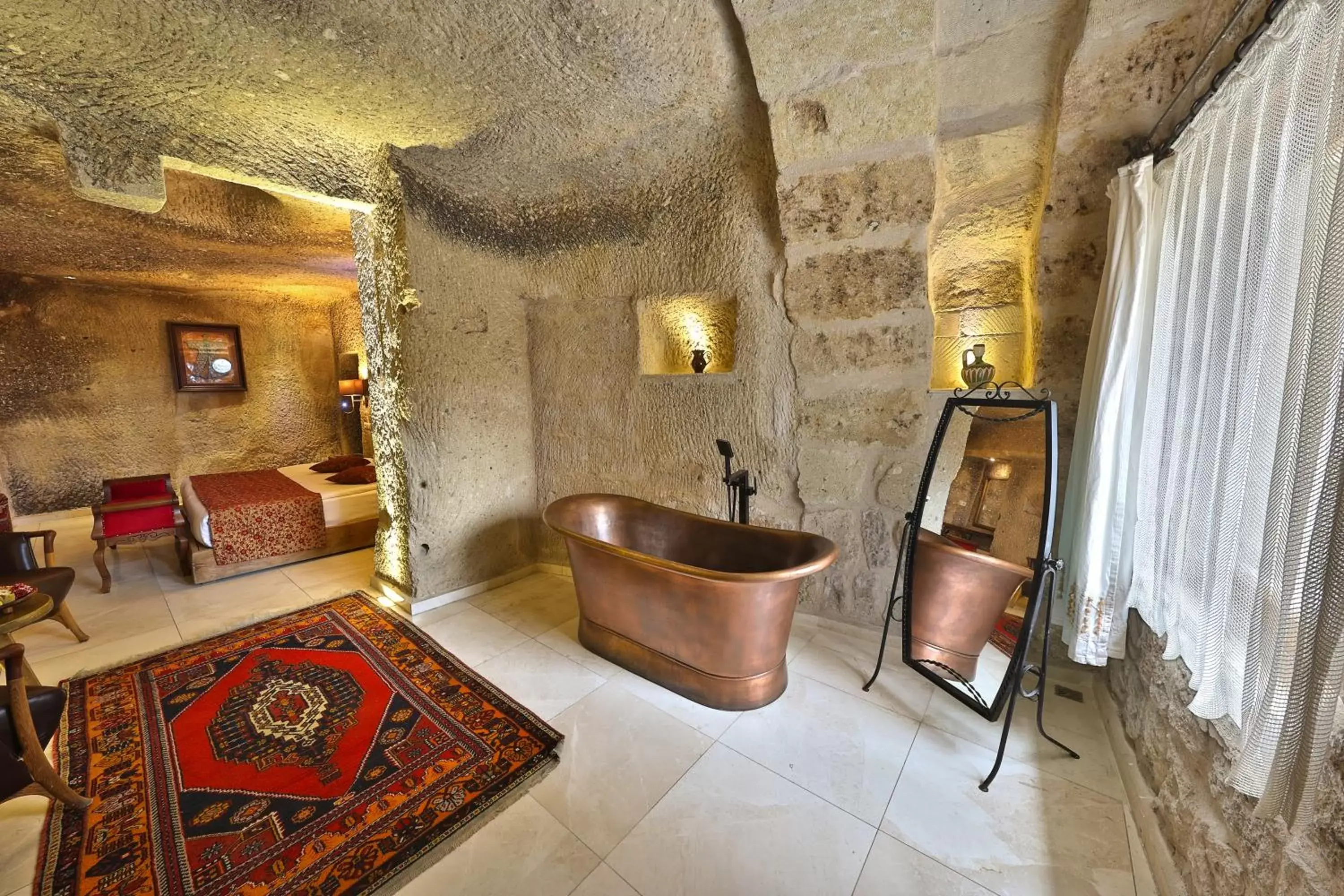 Bathroom in Divan Cave House