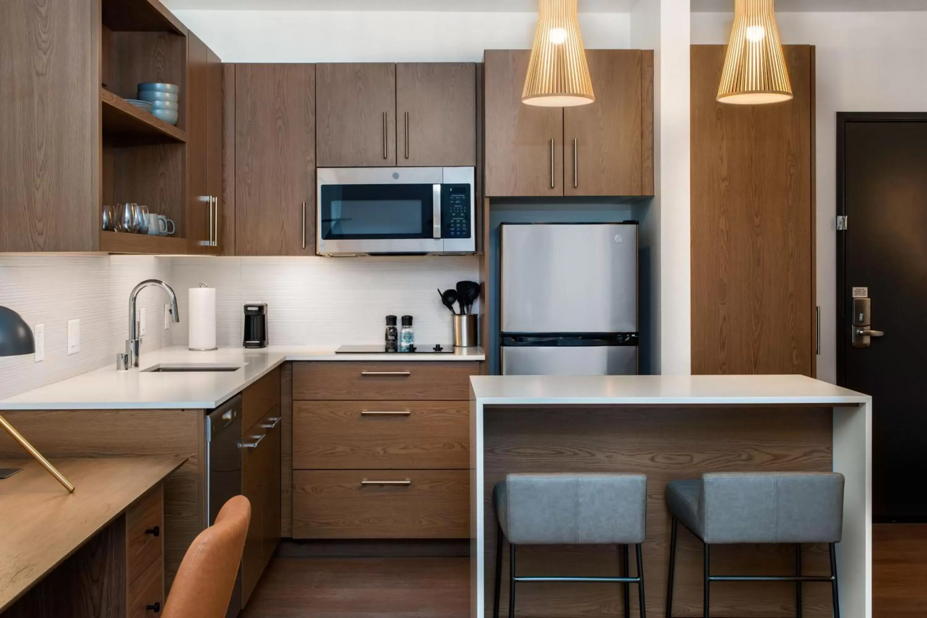 Bedroom, Kitchen/Kitchenette in Element Reno Experience District