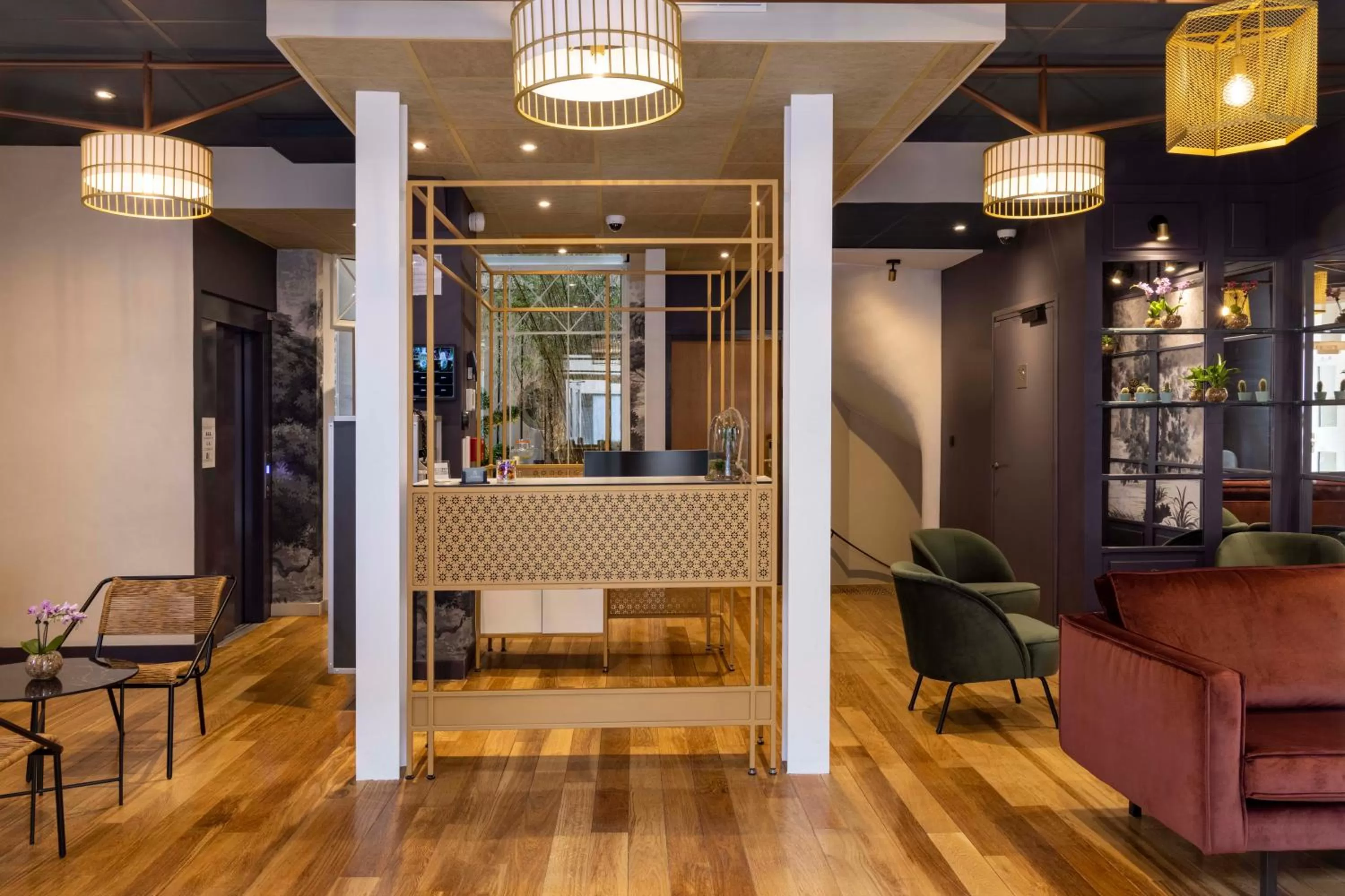 Lobby or reception in Les Jardins Du Luxembourg