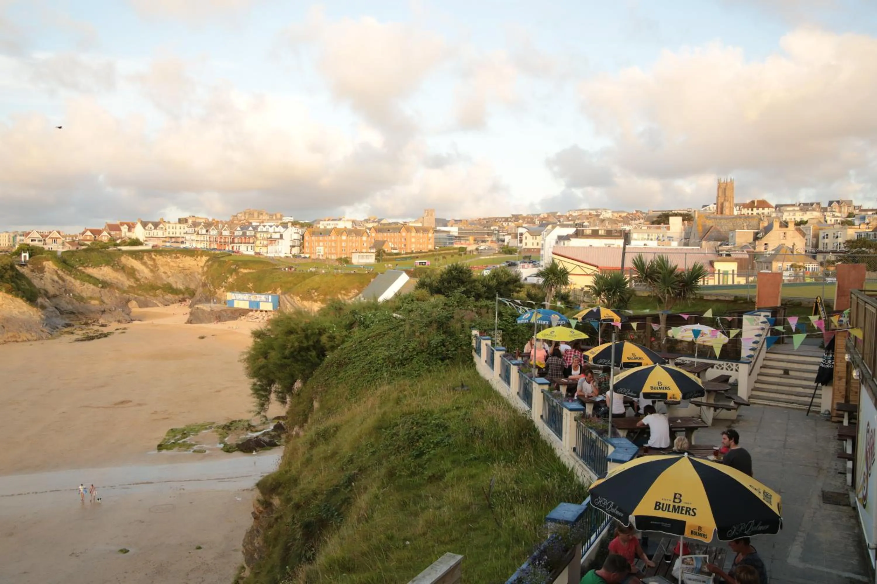 Patio in St Christopher's Inn Newquay