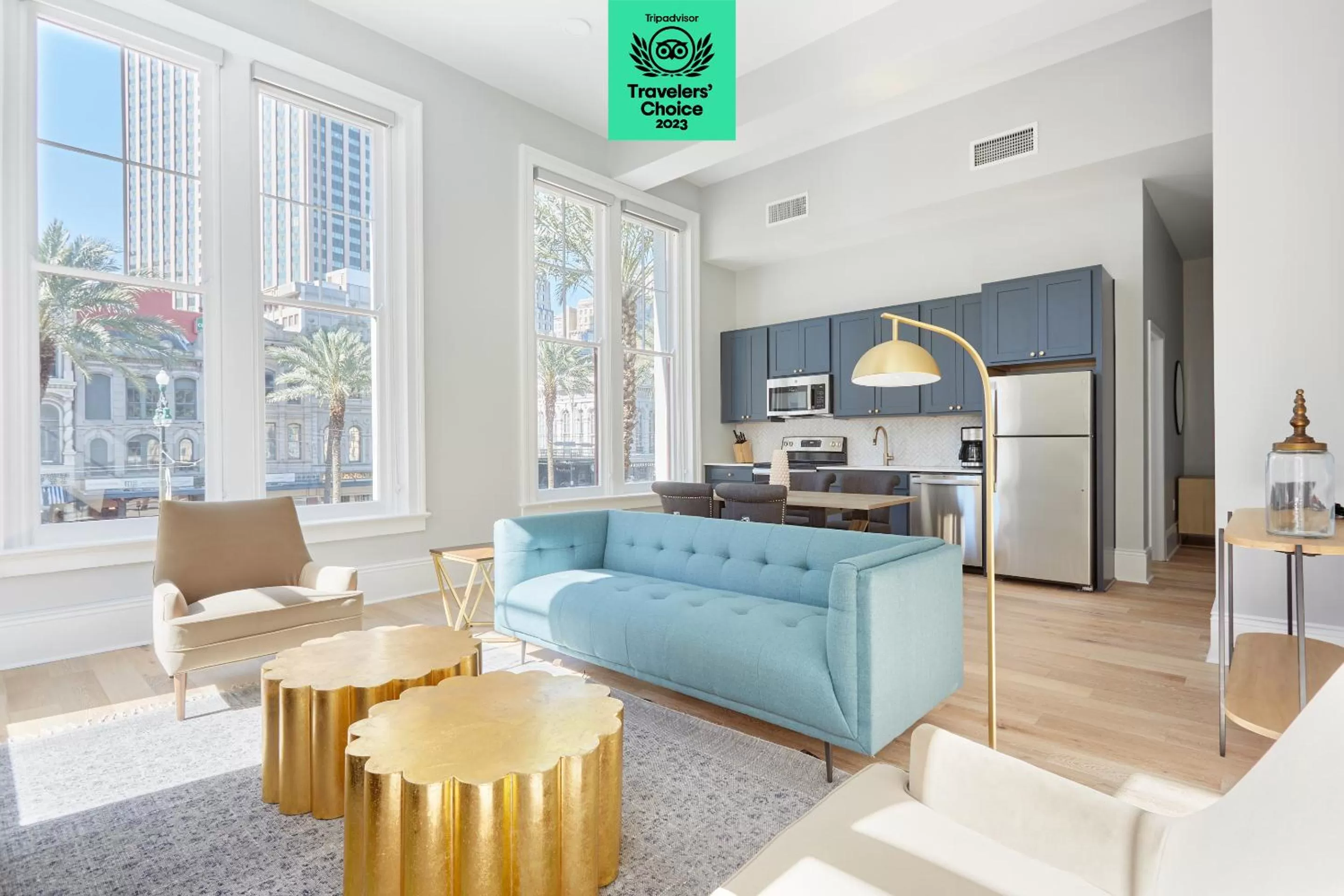 Living room in Sonder at The Vitascope