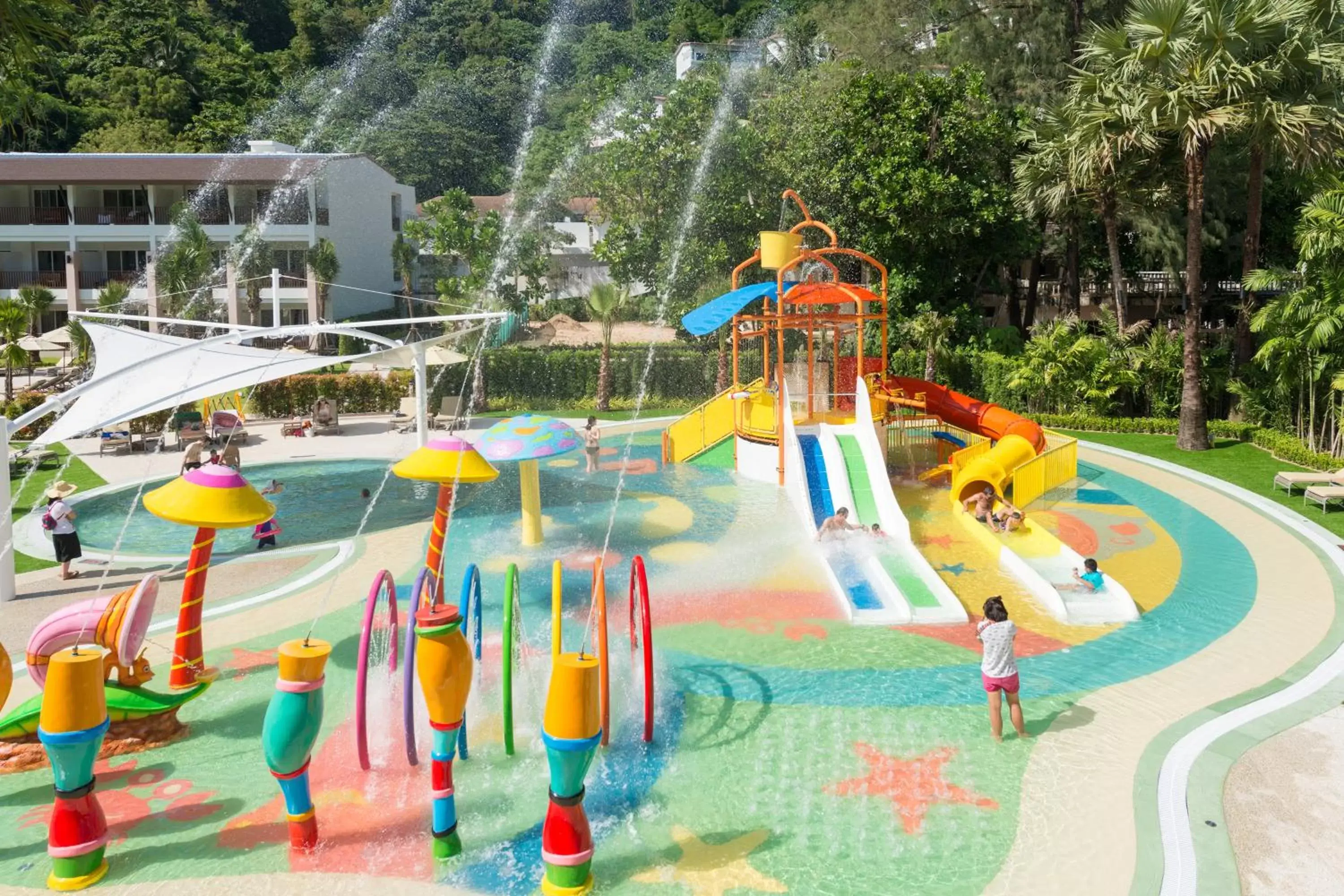 Swimming pool, Water Park in Katathani Phuket Beach Resort - SHA Extra Plus