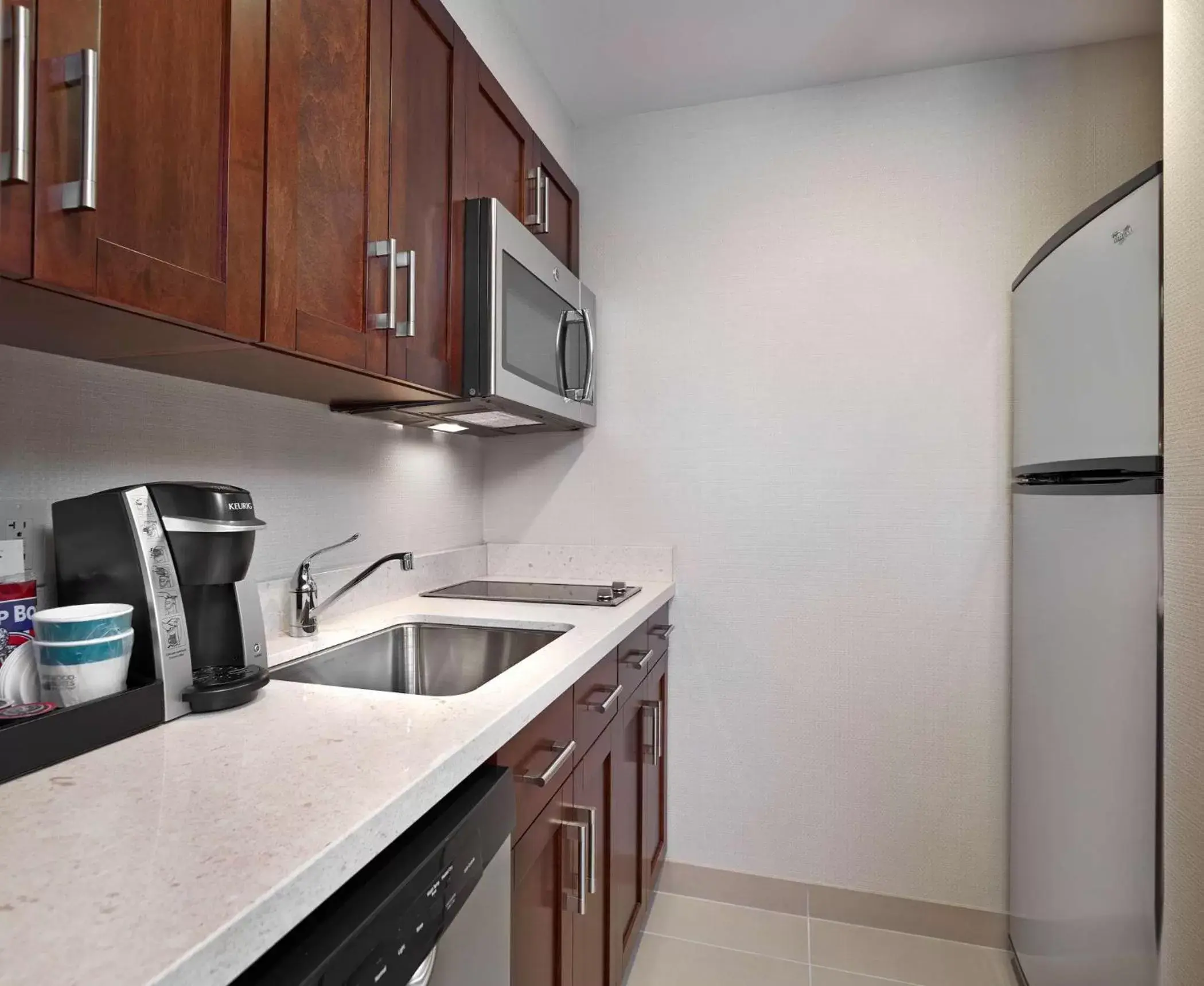 Bedroom, Kitchen/Kitchenette in Homewood Suites by Hilton Halifax - Downtown