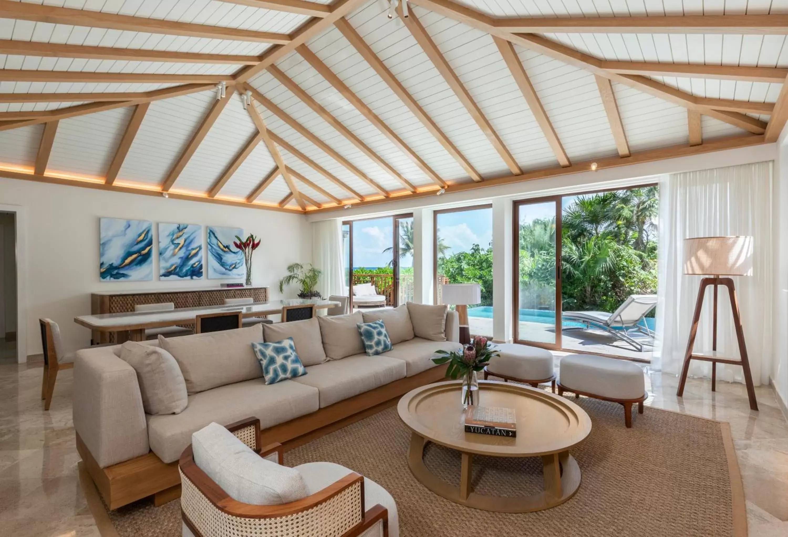 Living room, Seating Area in Fairmont Mayakoba