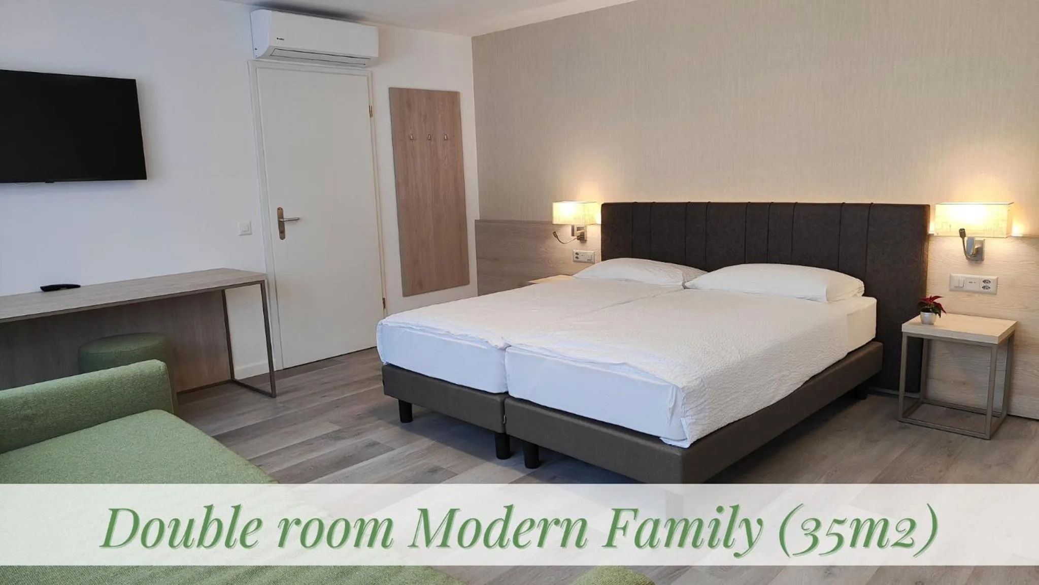 Modern Family Room with Mountain View - single occupancy in Hotel Nessi Locarno