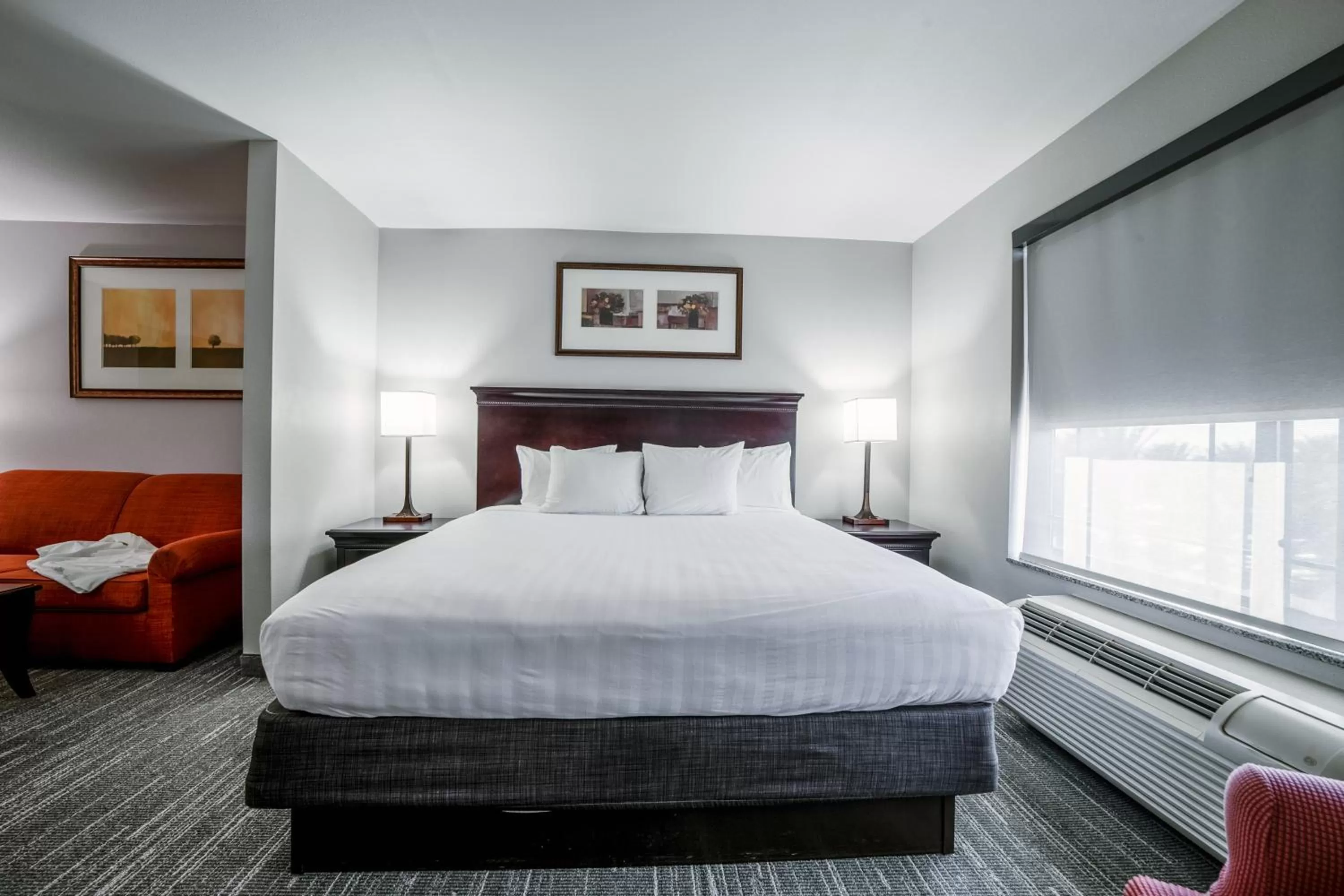 Bedroom, Bed in Country Inn & Suites by Radisson, Ontario at Ontario Mills, CA