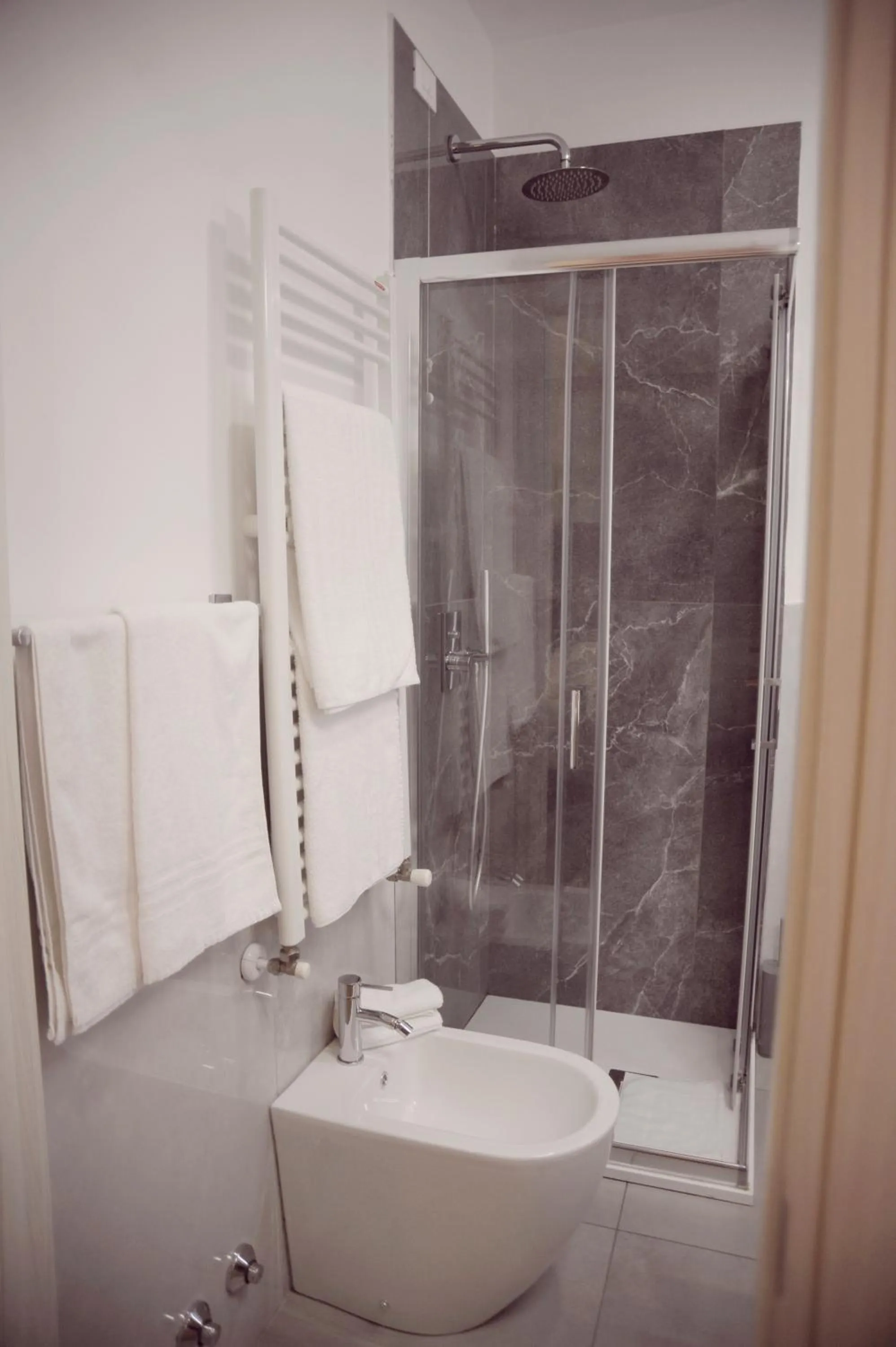 Shower in Hotel Fioralba