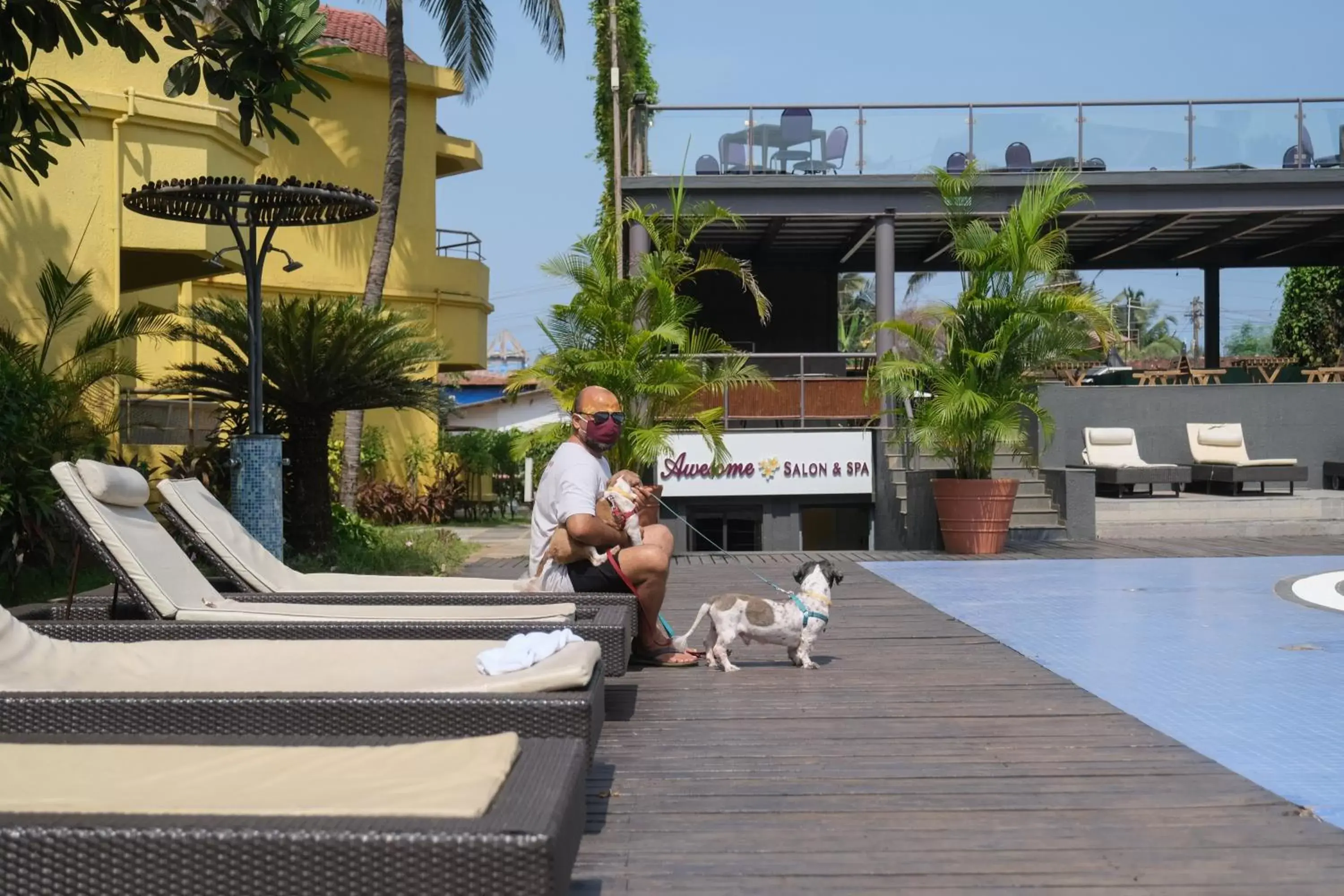 Balcony/Terrace in Whispering Palms Beach Resort