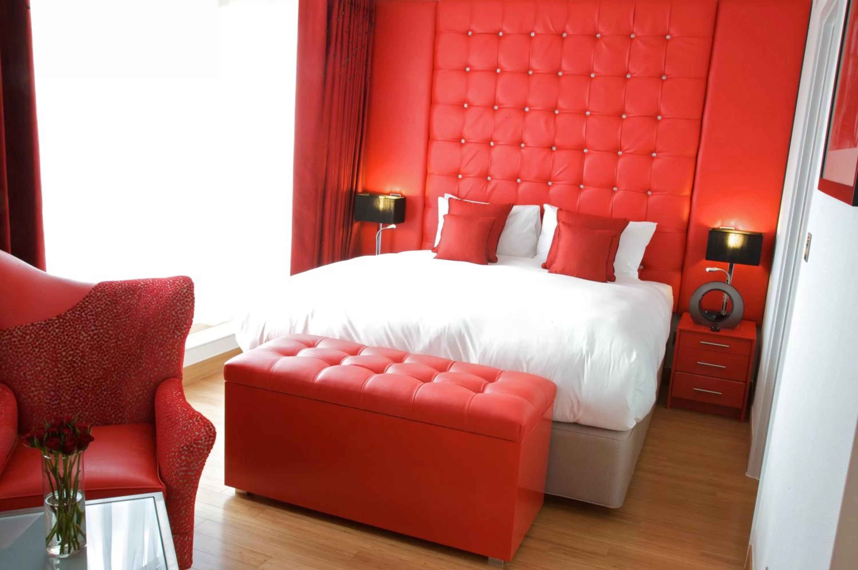Bedroom, Bed in Bermondsey Square Hotel - A Bespoke Hotel