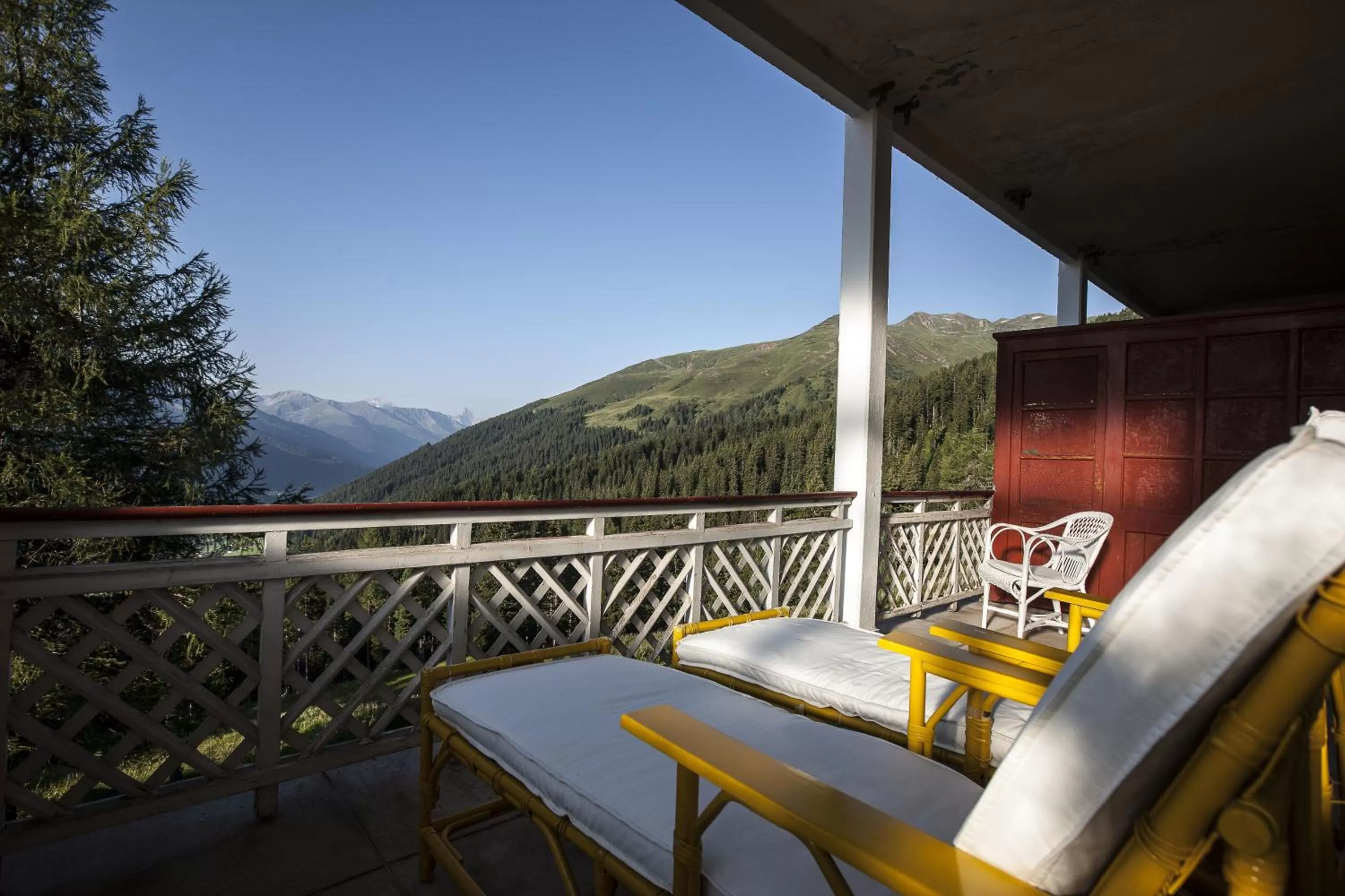 Day in Schatzalp Hotel