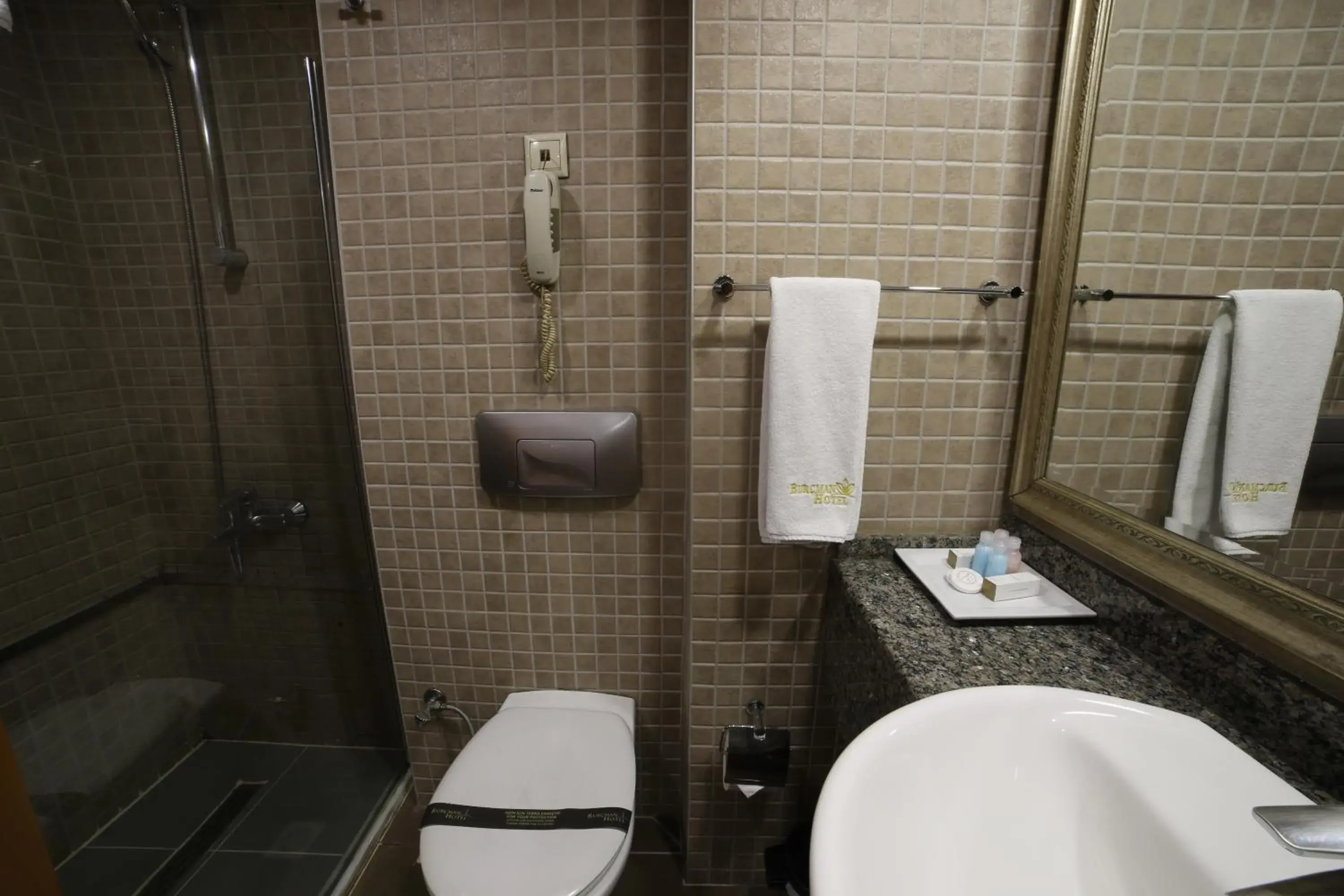 Shower, Bathroom in Burcman Hotel