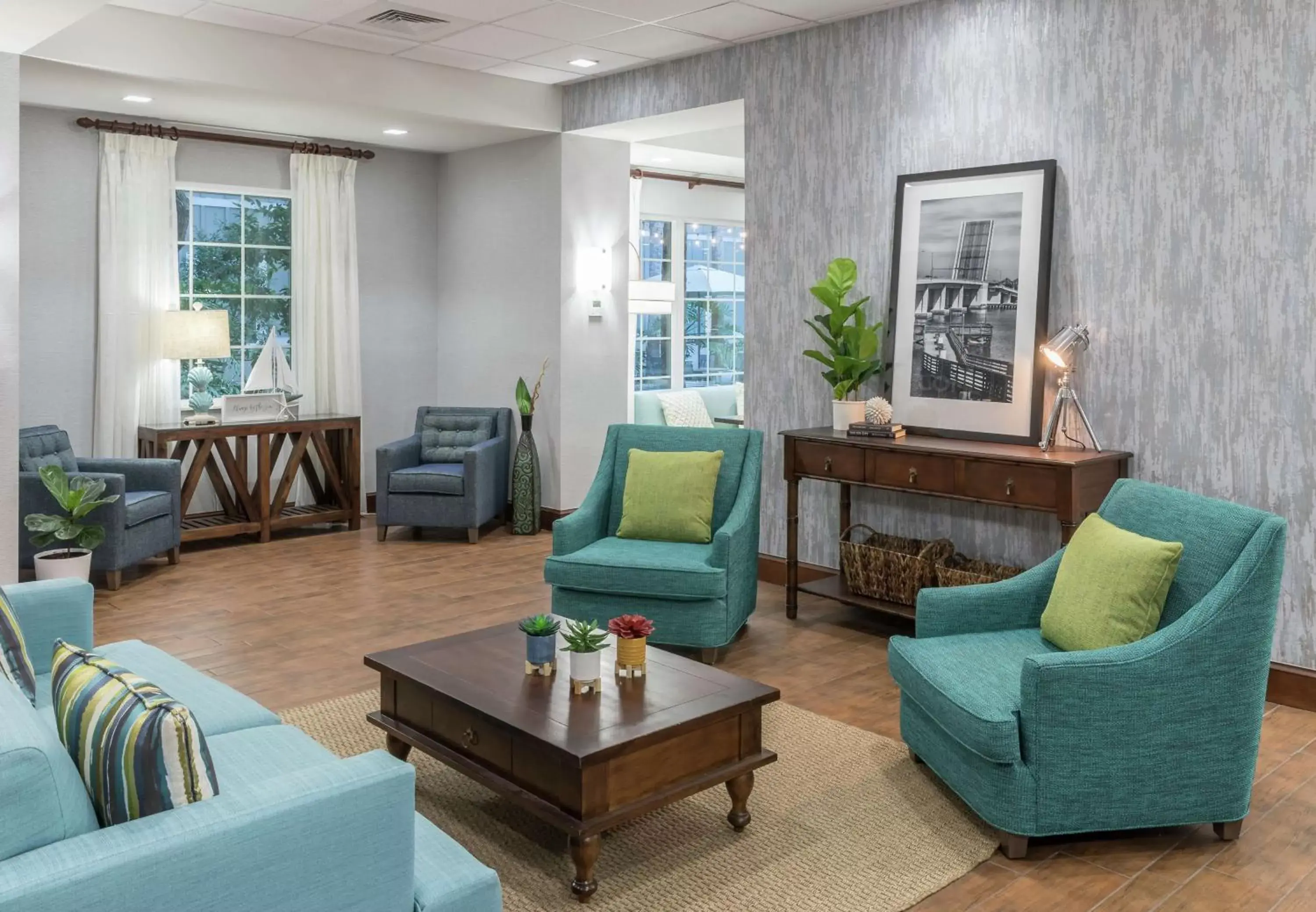 Lobby or reception, Seating Area in Hampton Inn New Smyrna Beach