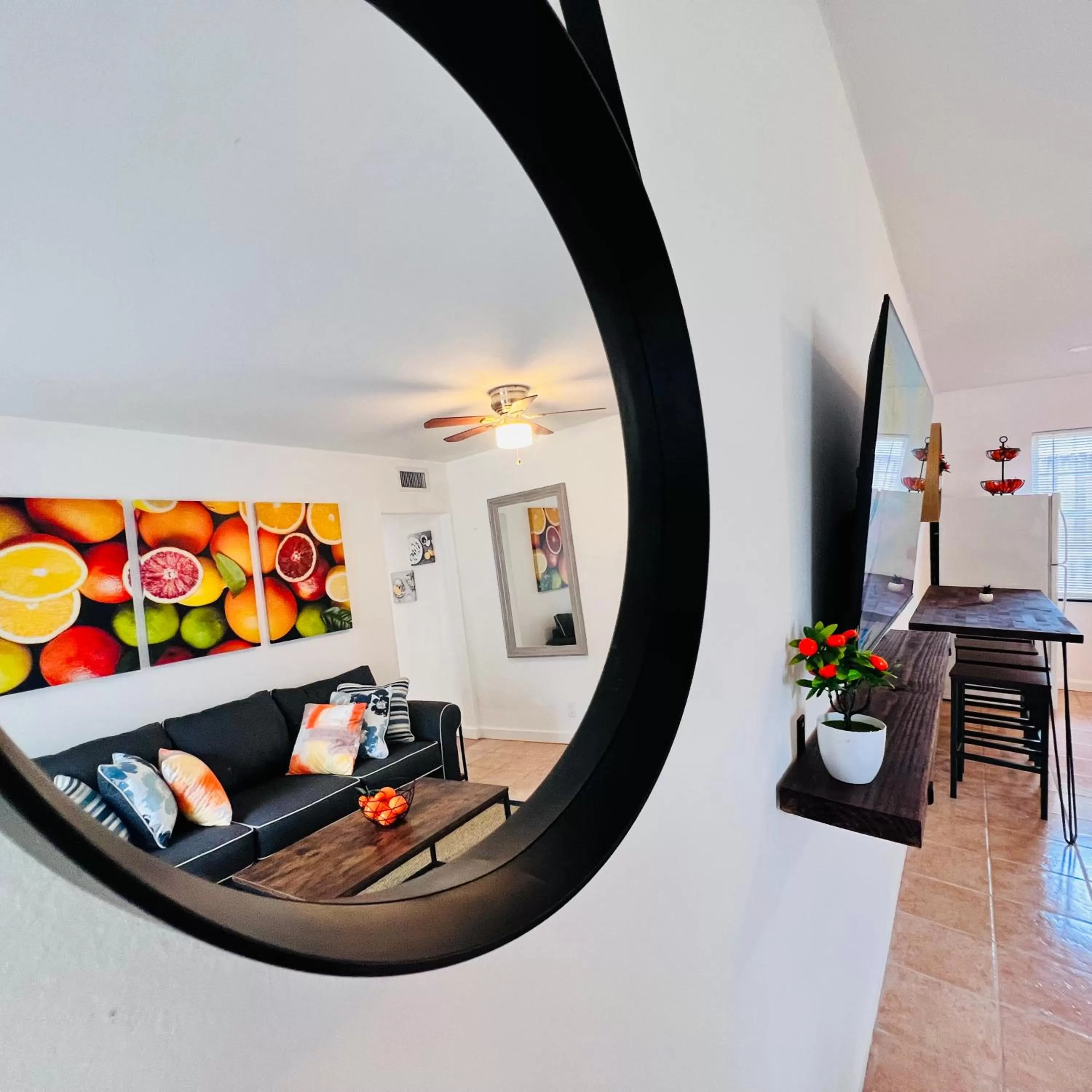 Living room in CocoBay 2BR Condos Near Beach, Galleria Mall, Wilton Manors, Cruise Port
