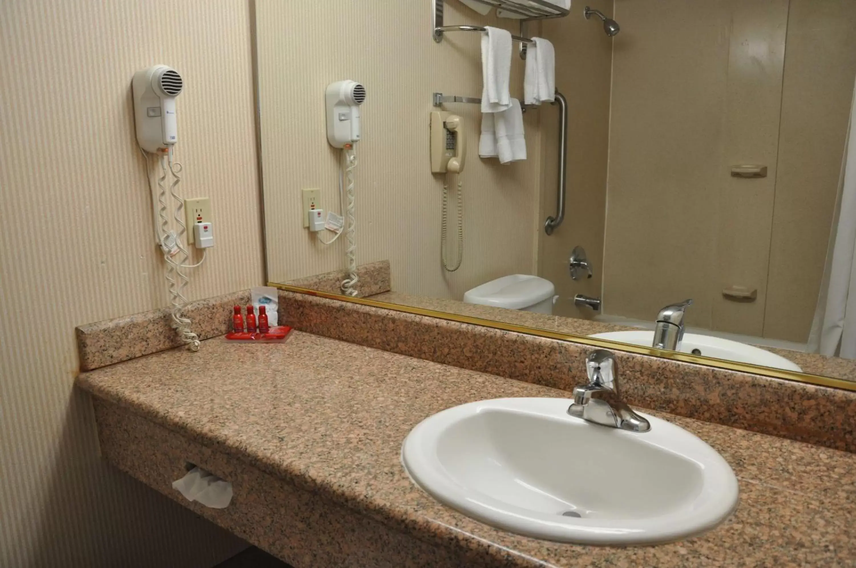 Bathroom in SureStay Hotel by Best Western Castro Valley