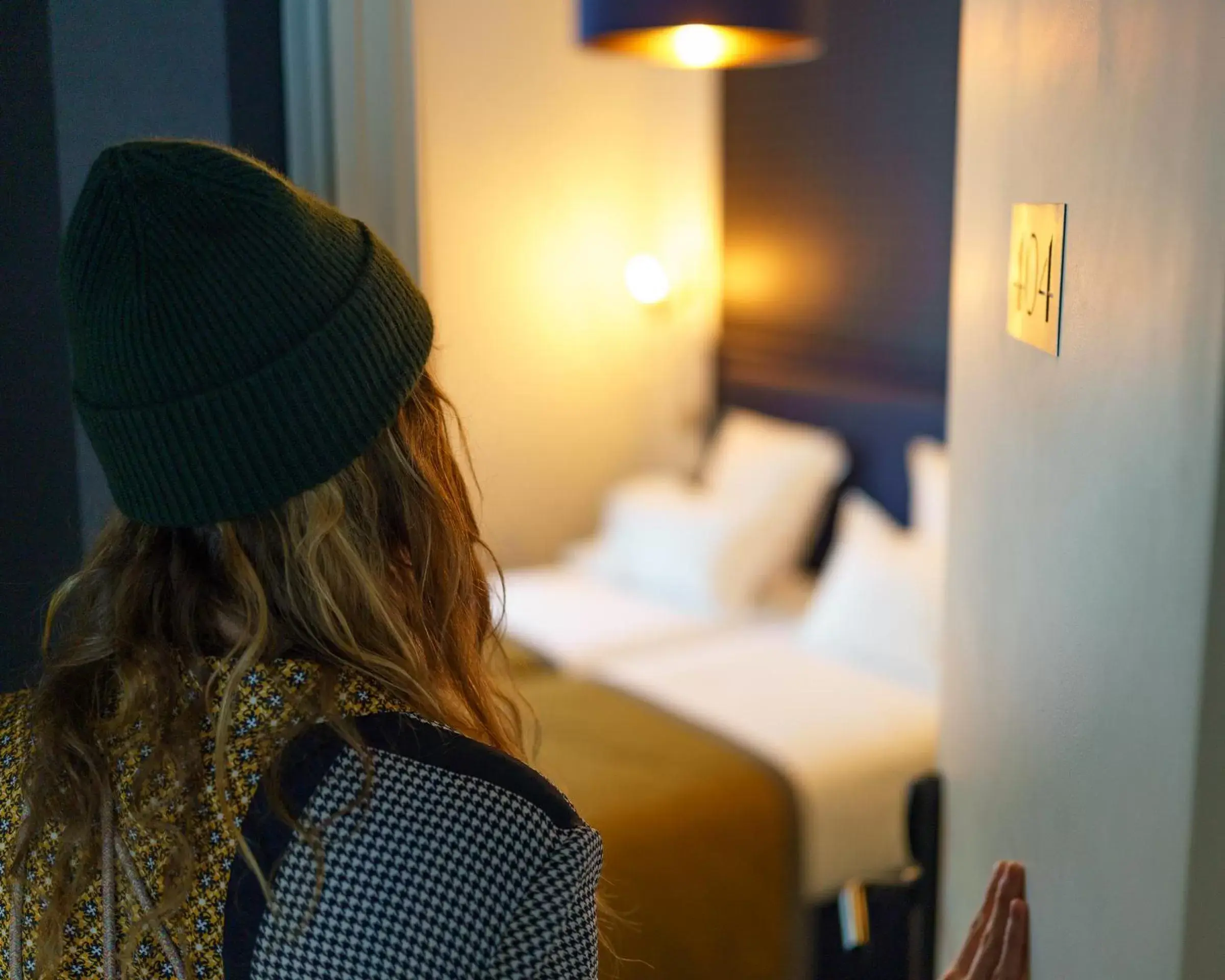 Bedroom, Bed in Hôtel Clarisse Bedroom, Bed in Hôtel Clarisse