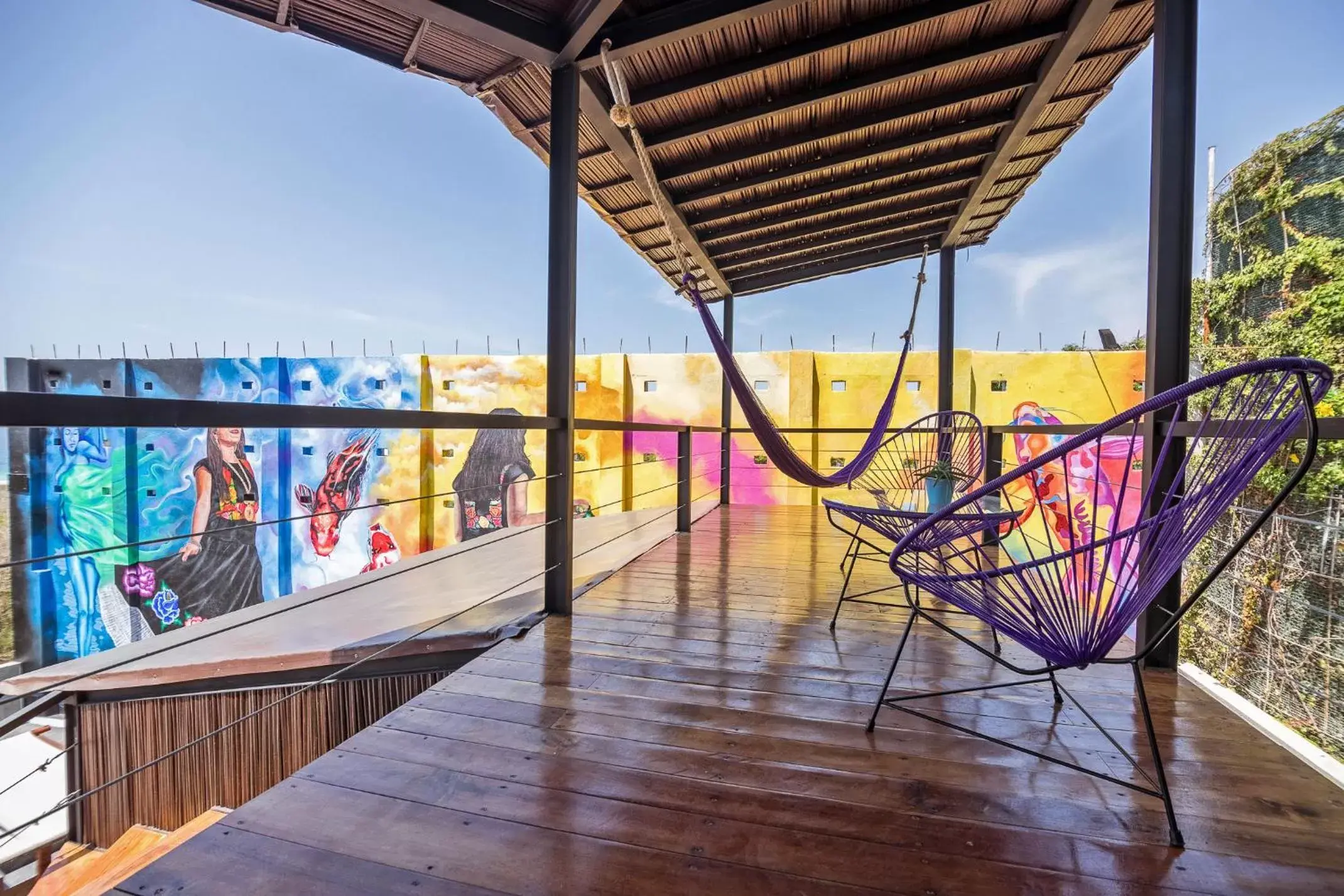 Balcony/Terrace in Cabane Container Boutique Hotel