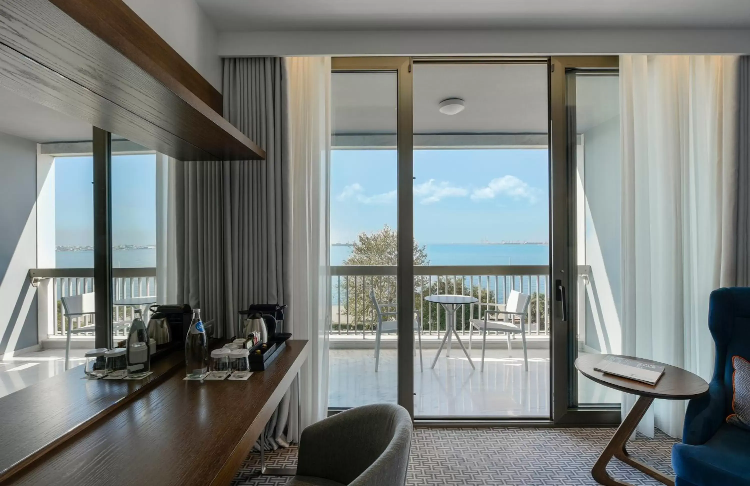 Balcony/Terrace in Makedonia Palace