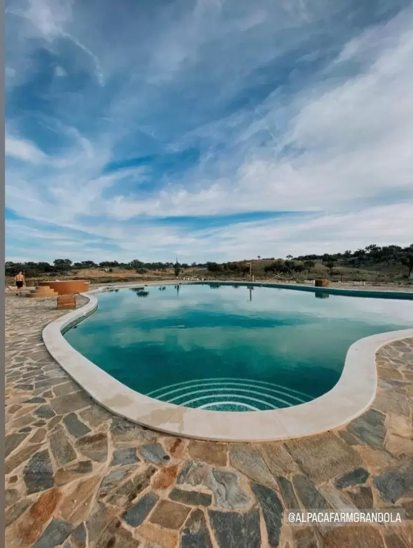 Day, Swimming Pool in Luxury room at Mama-Adama Alpaca Farm