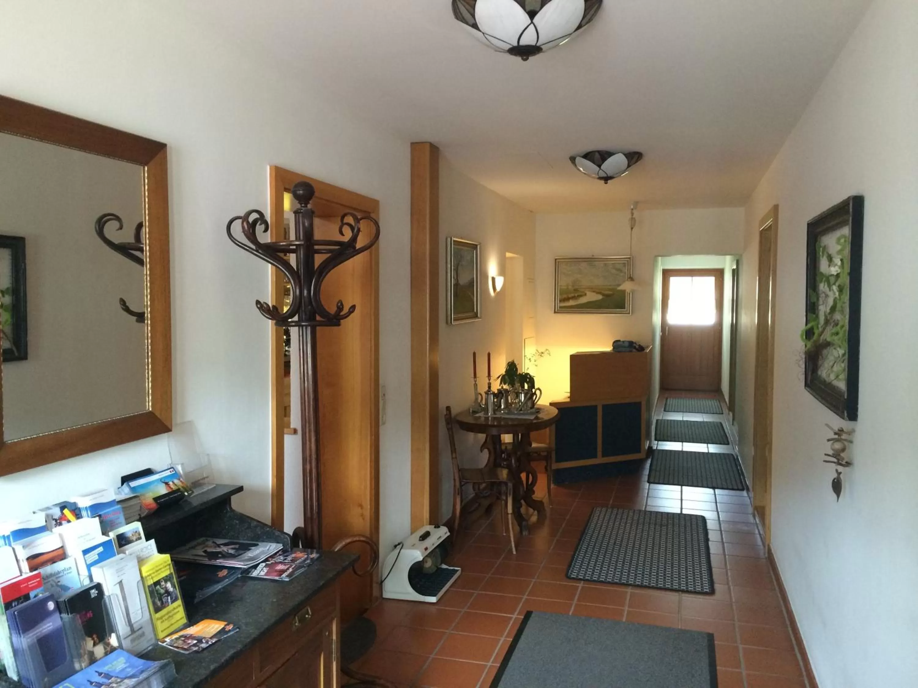 Decorative detail, Bed in Gästehaus Bernhard