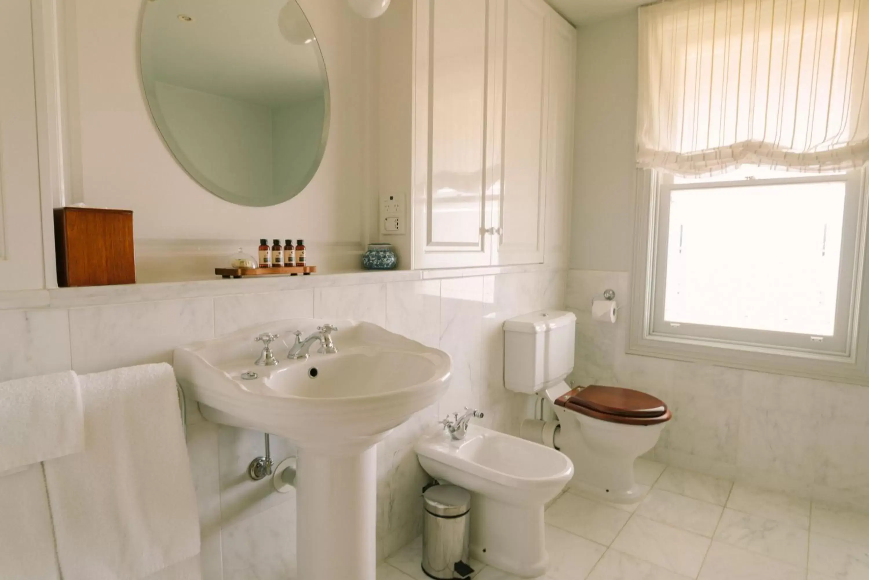 Shower, Bathroom in Chateau Yering Hotel