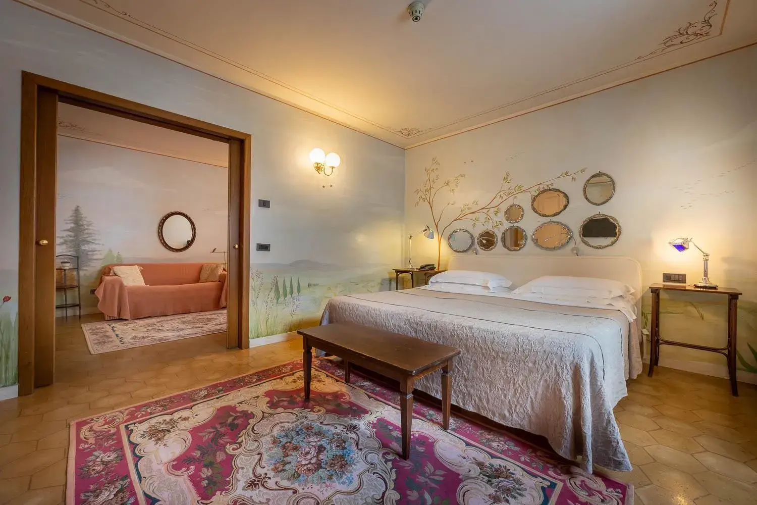 Bed in Hotel San Luca