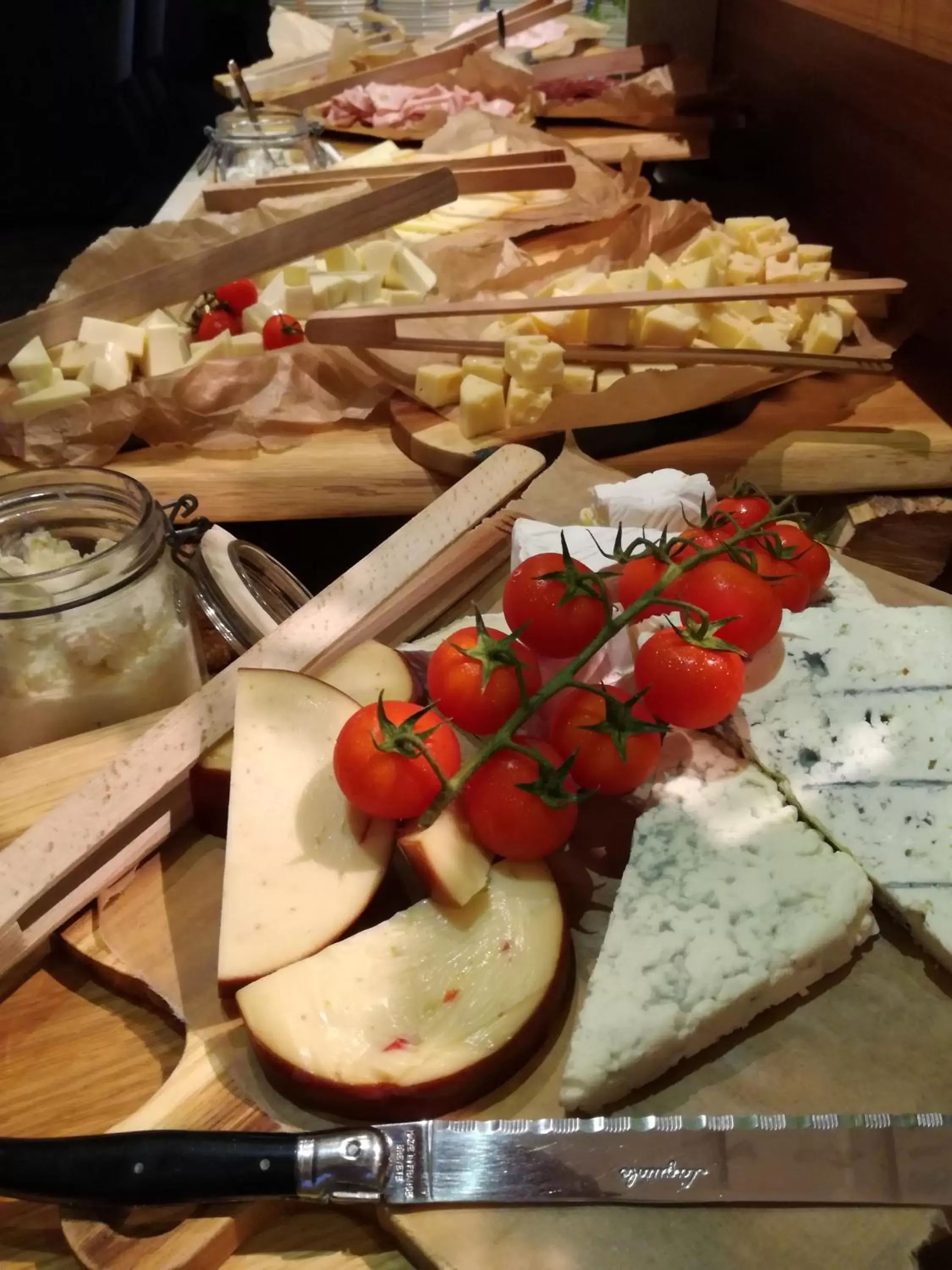 Buffet breakfast, Food in Radisson Blu Plaza Hotel Ljubljana