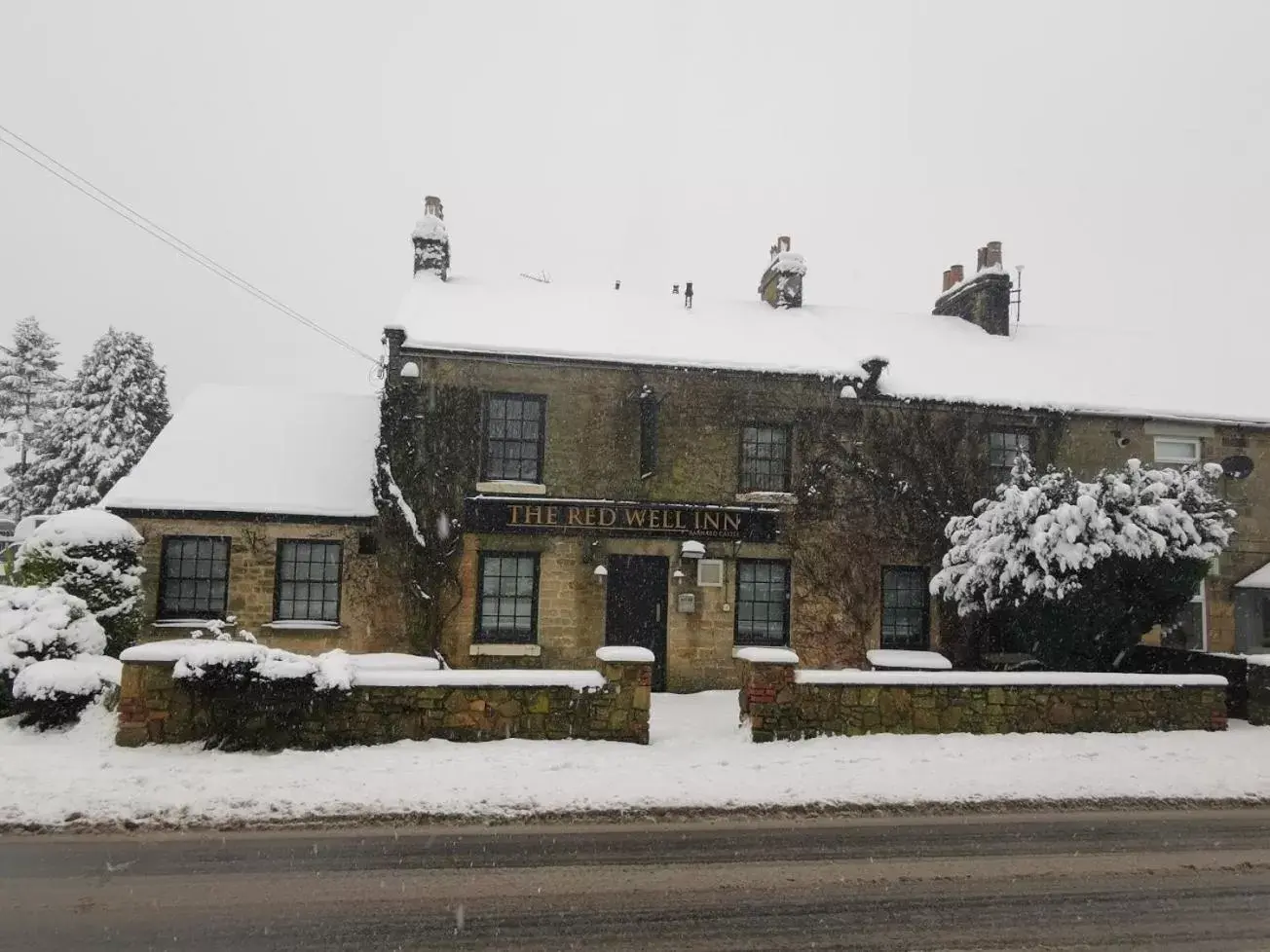 Property building, Winter in The Redwell Inn