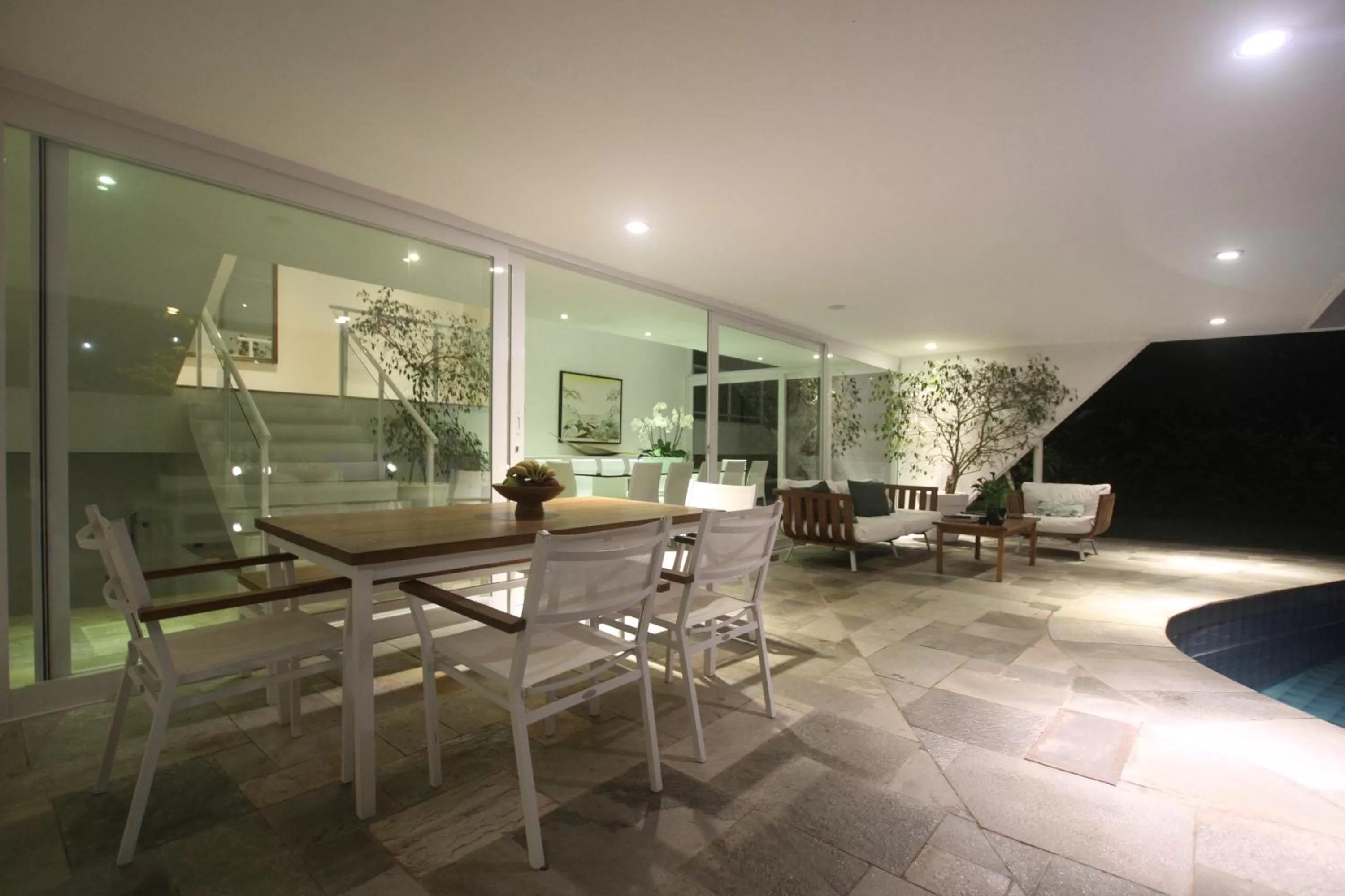 Seating area in Guest House Guarujá Hotel Boutique