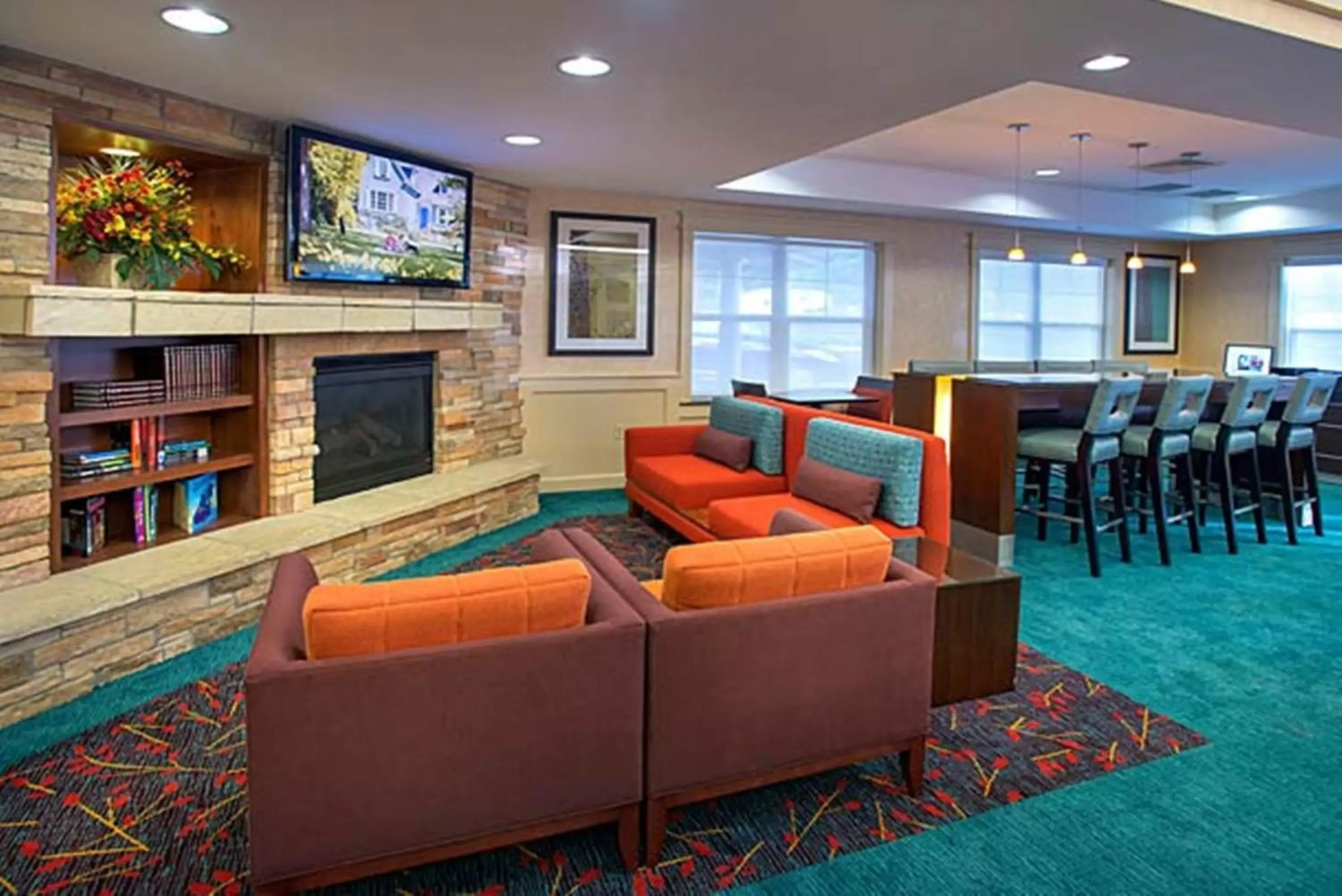 Lobby or reception in Residence Inn by Marriott Saratoga Springs