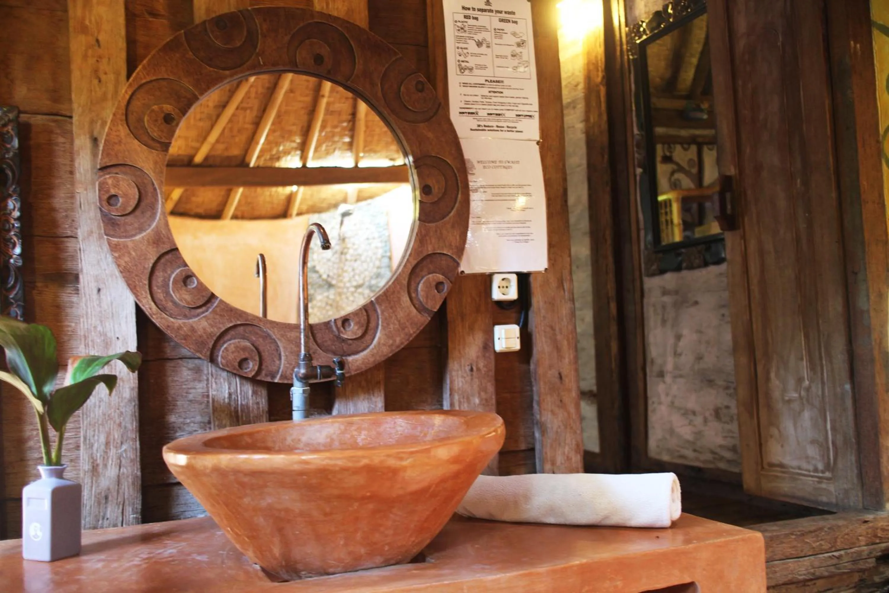 Bathroom in Swasti Eco Cottages