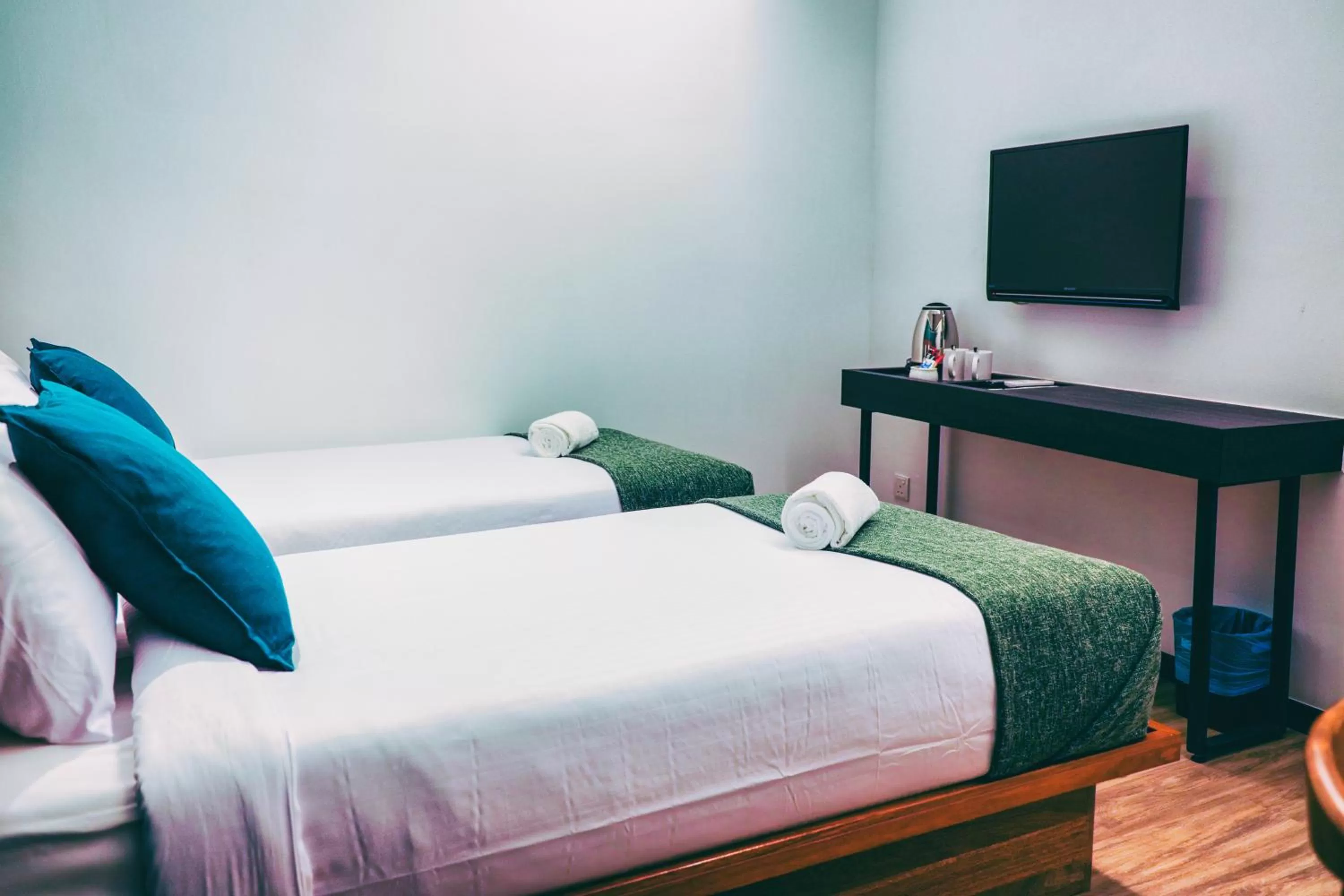 Bed in The Journey hotel