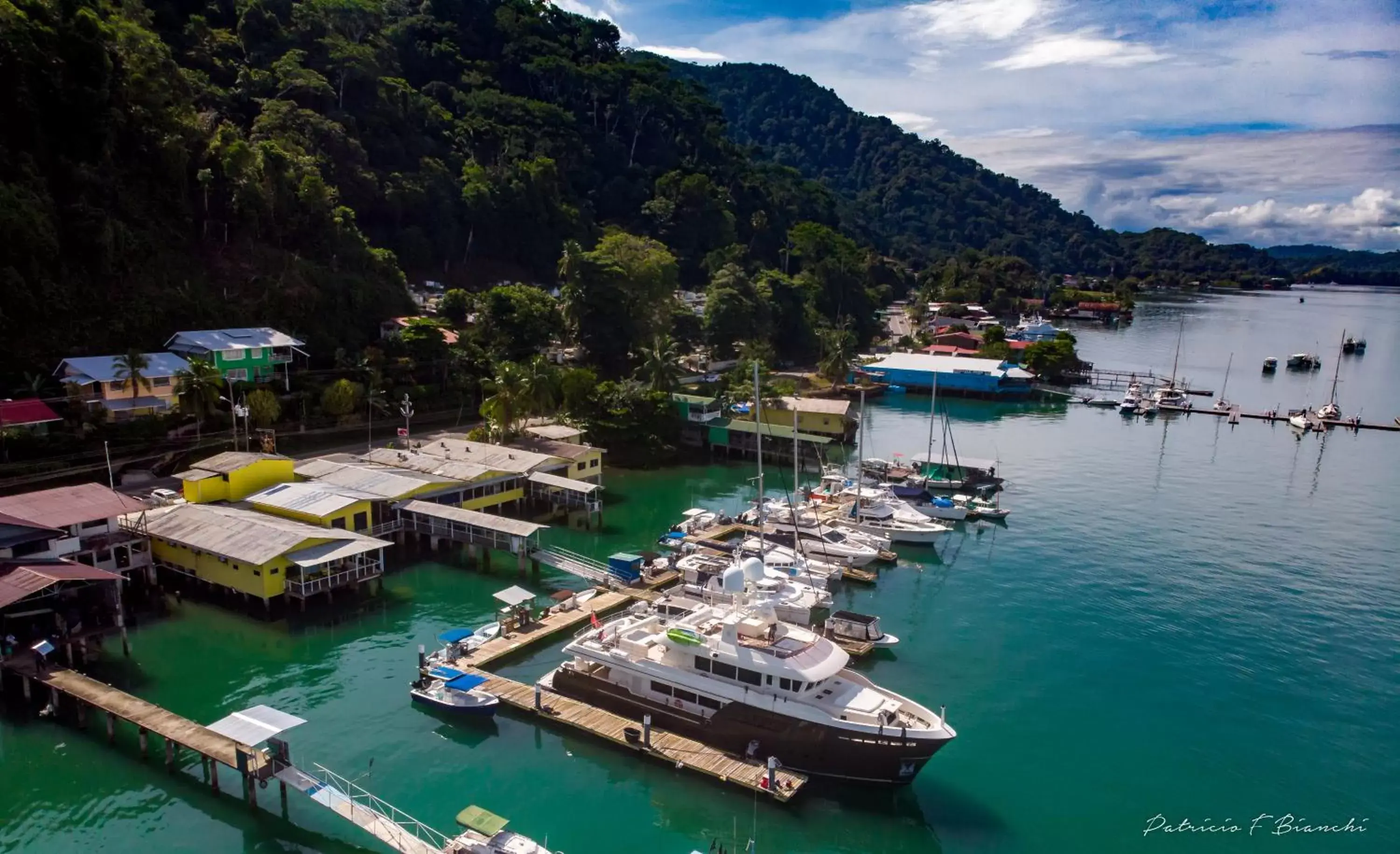 Bird's-eye View in Banana Bay Marina