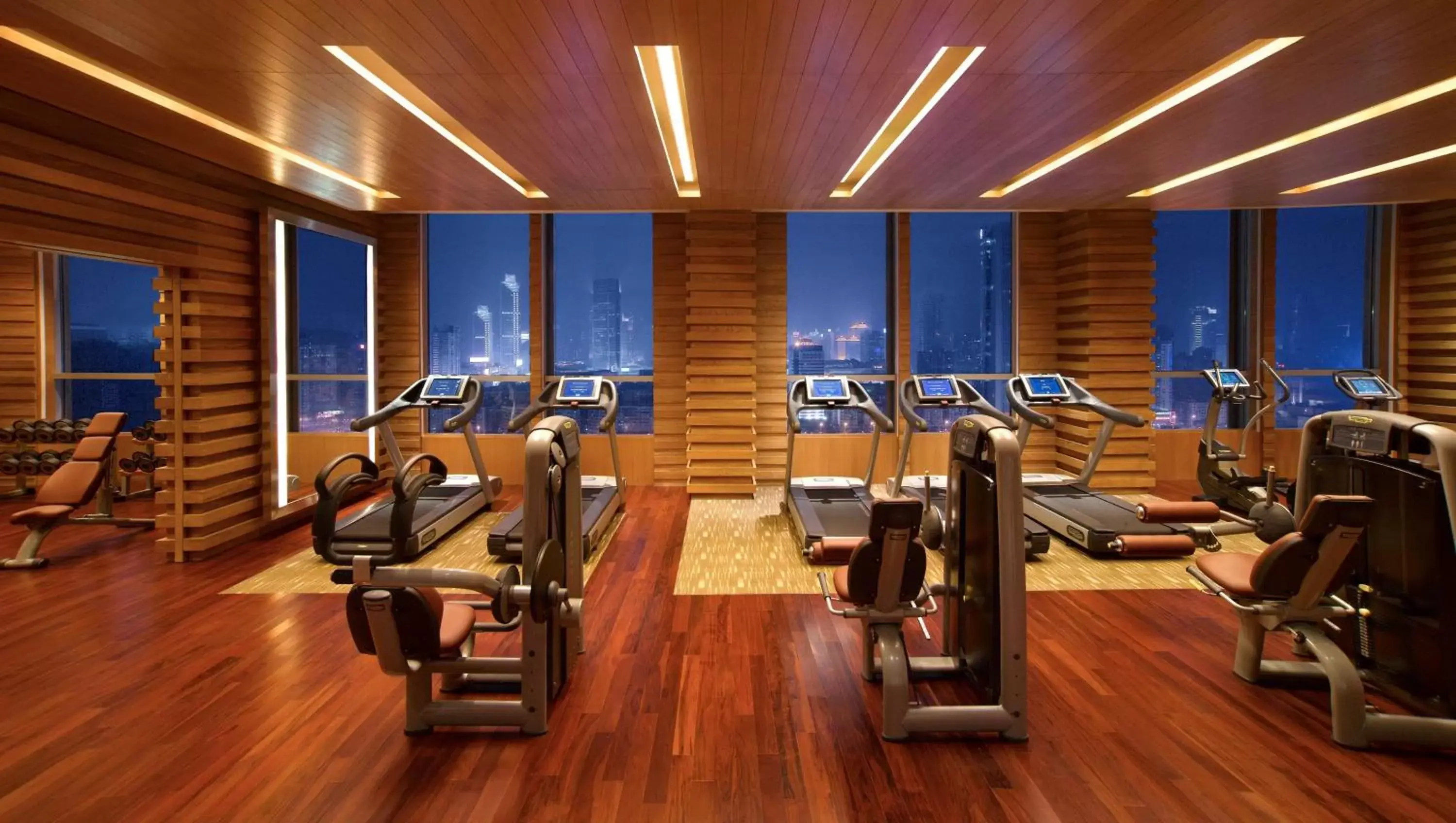 Fitness centre/facilities in Grand Hyatt Guangzhou Fitness centre/facilities in Grand Hyatt Guangzhou