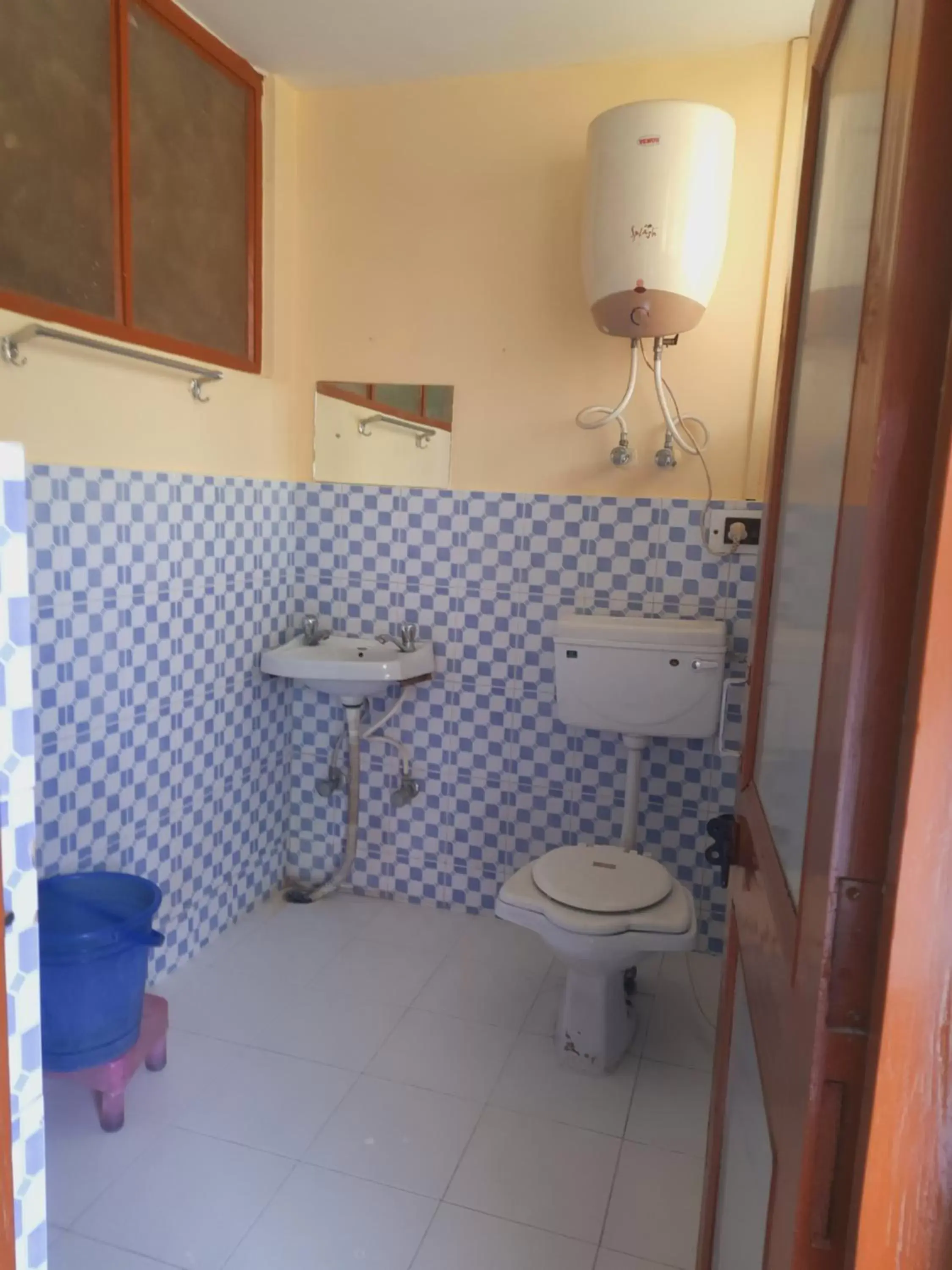 Bathroom in hotel new sahil