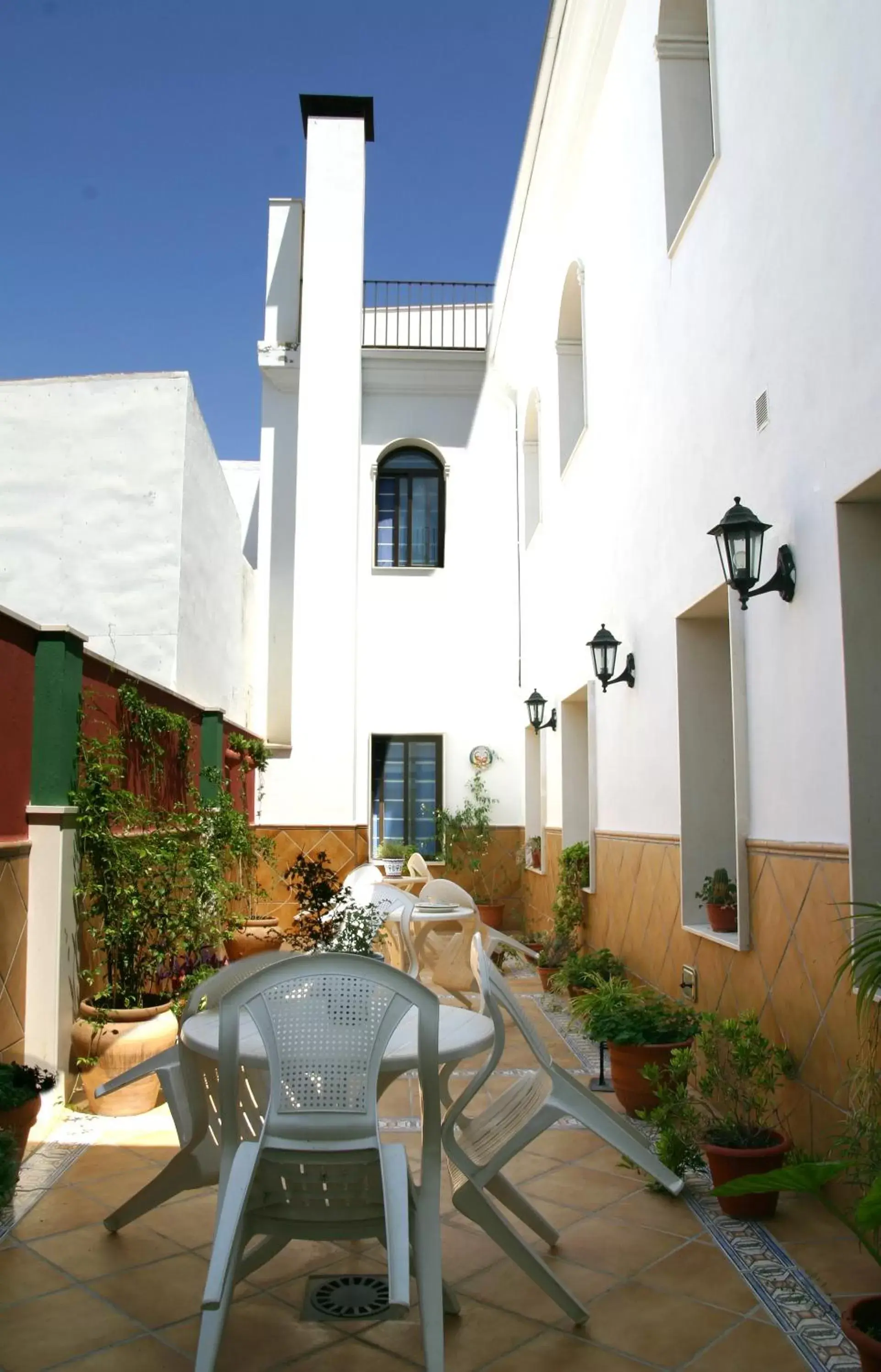 Garden view, Property Building in Hotel Las Rosas