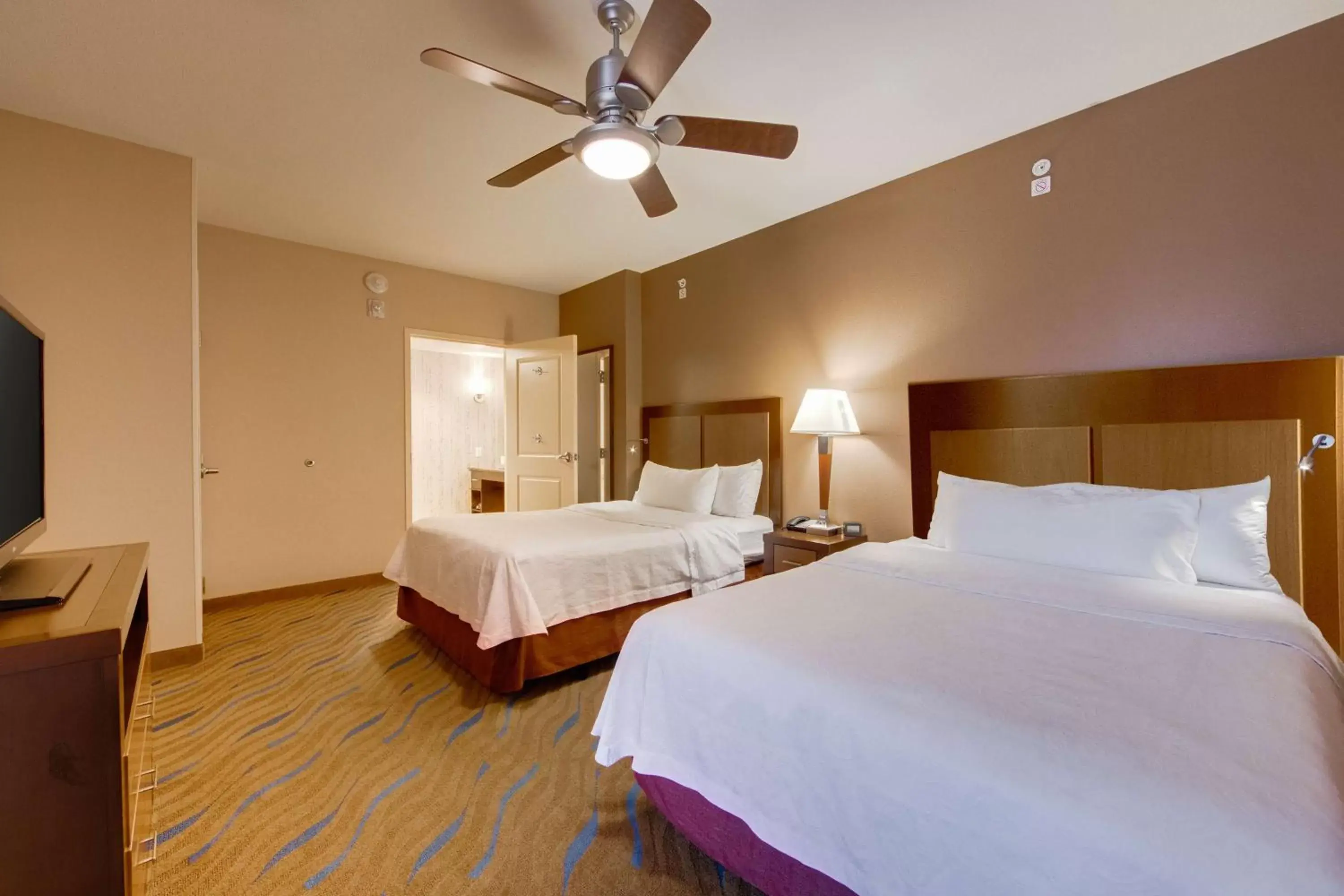 Bed in Homewood Suites by Hilton Oklahoma City-Bricktown