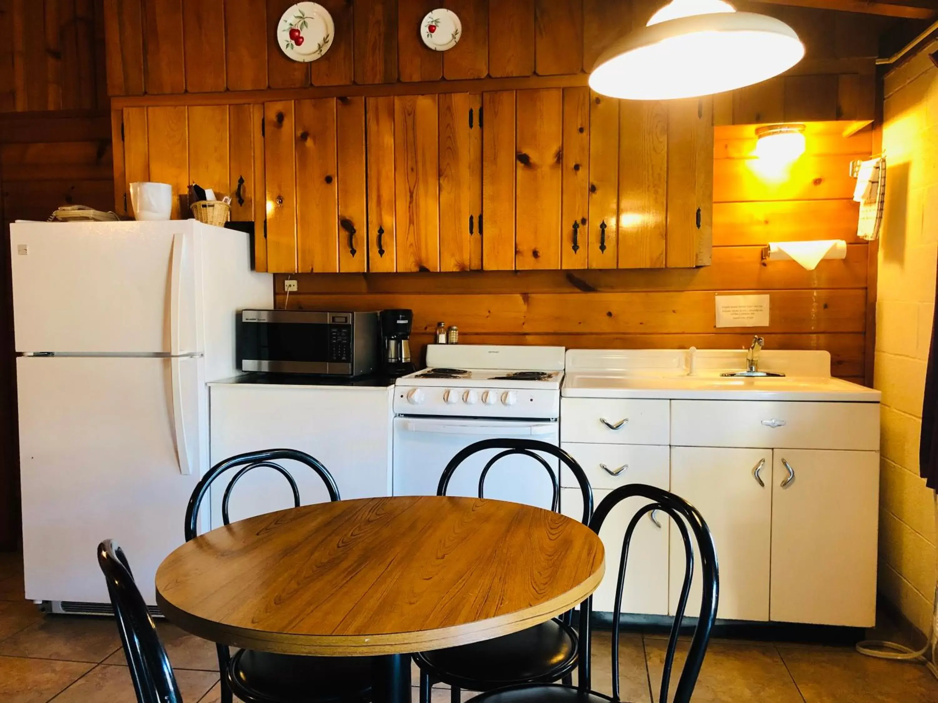Kitchen or kitchenette, Kitchen/Kitchenette in Apple Inn Motel