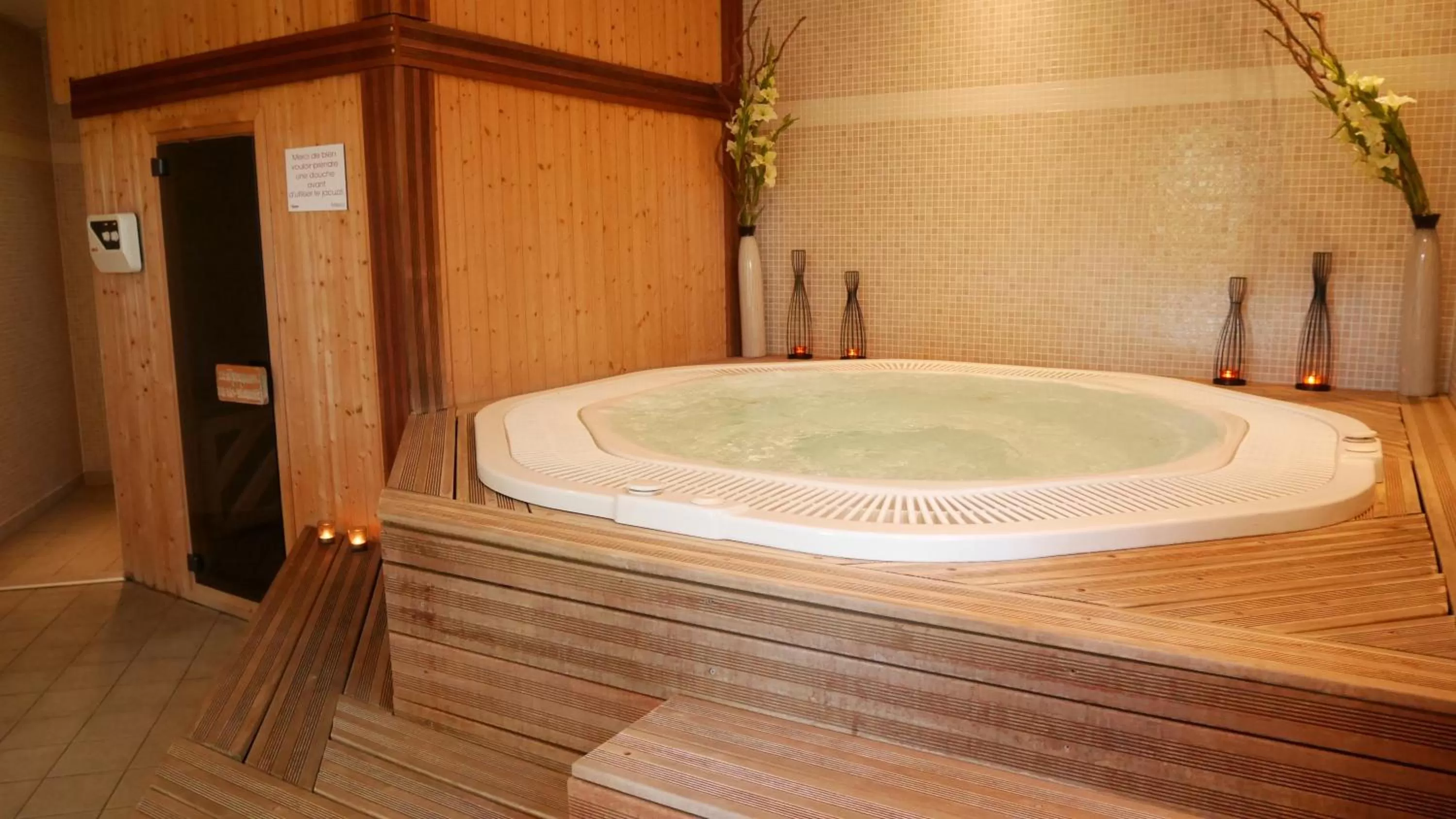 Sauna in Hotel L'Hotan