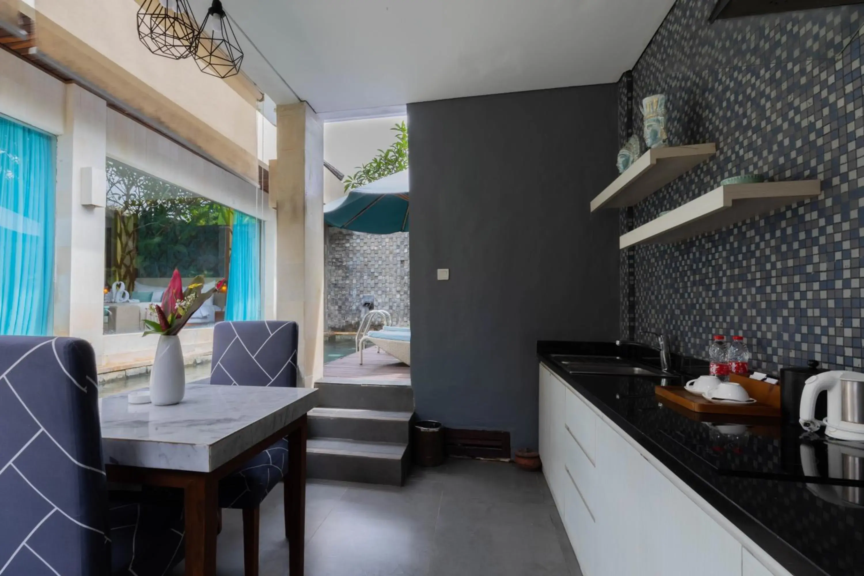 Kitchen or kitchenette, Kitchen/Kitchenette in The Leaf Jimbaran Luxury Villas